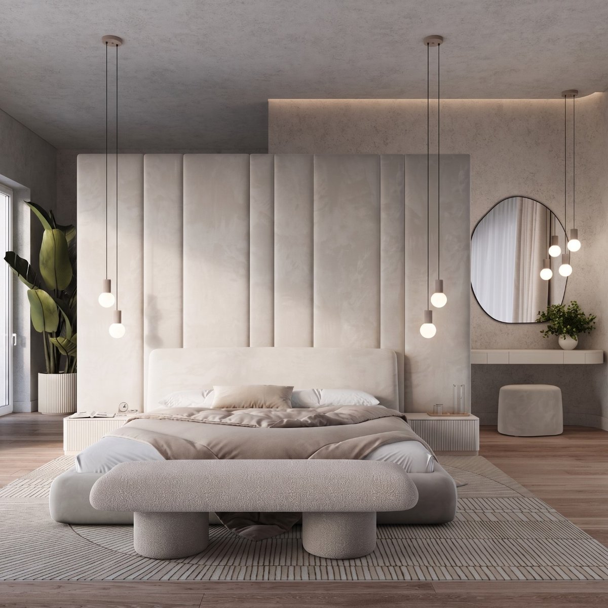 Suspension Aluminium Taupe G9 2 Halo taupe, EDEN