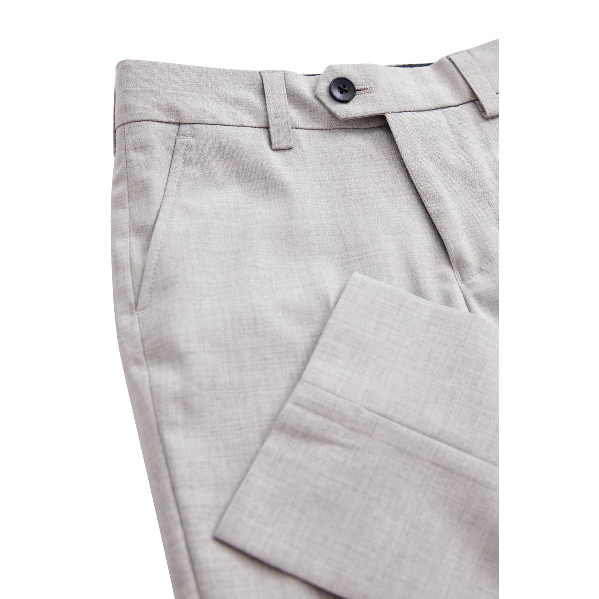 Pantalon de costume coupe ajustée gris, NEXT