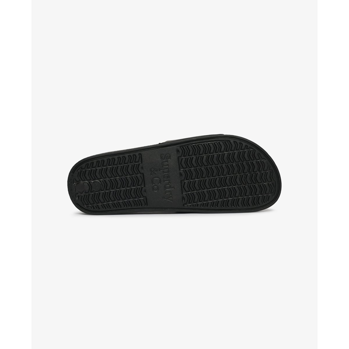 Claquettes Company Logo Semelle Haute noir/noir, SUPERDRY