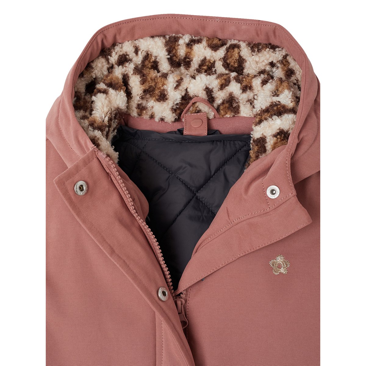 Parka 3 en 1 amovible blush, VERTBAUDET