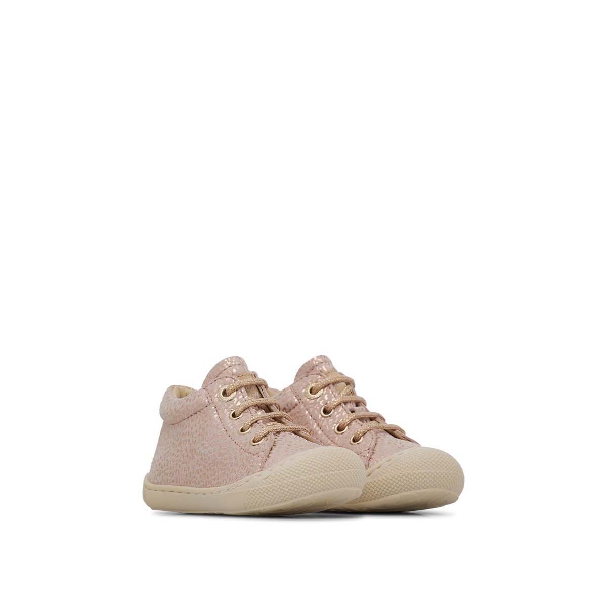 Chaussures premiers pas en suède COCOON rose clair, NATURINO