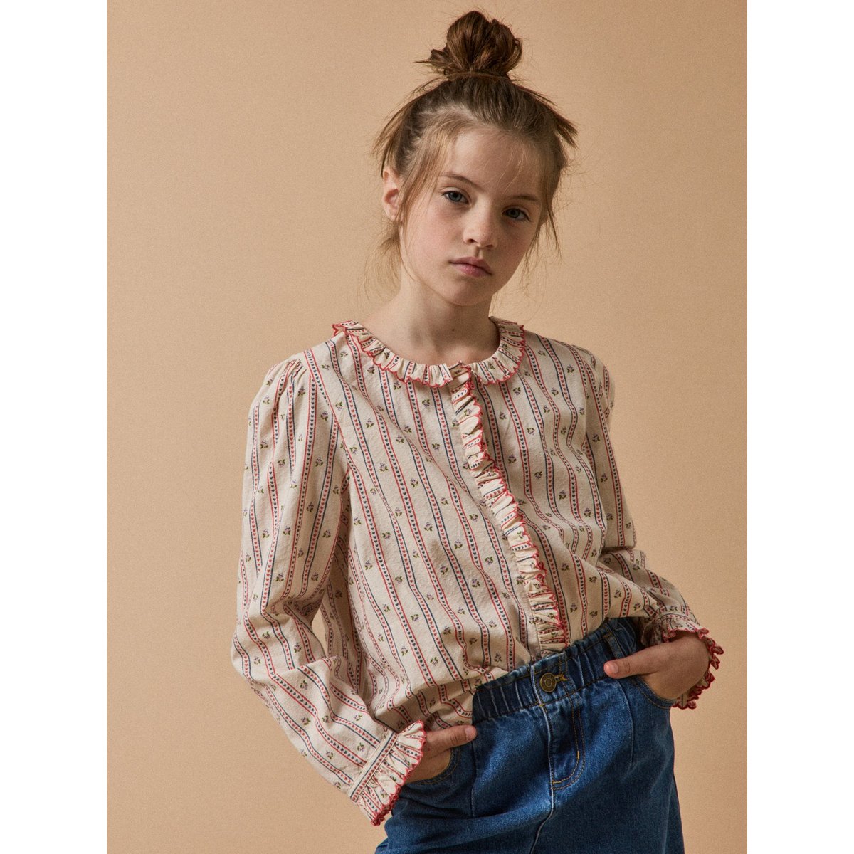 Blouse imprimée imprimé marine, CYRILLUS