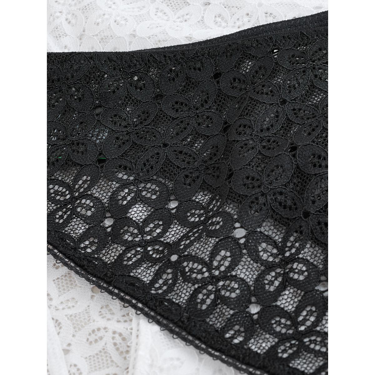 Slip en dentelle, lot de 2 noir/blanc, NEXT