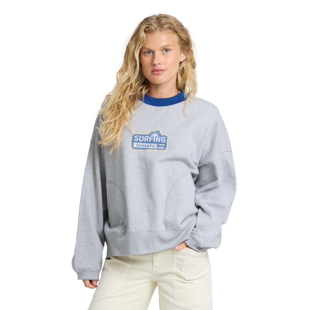 Sweat à capuche SUNSETS gris heather grey, BILLABONG