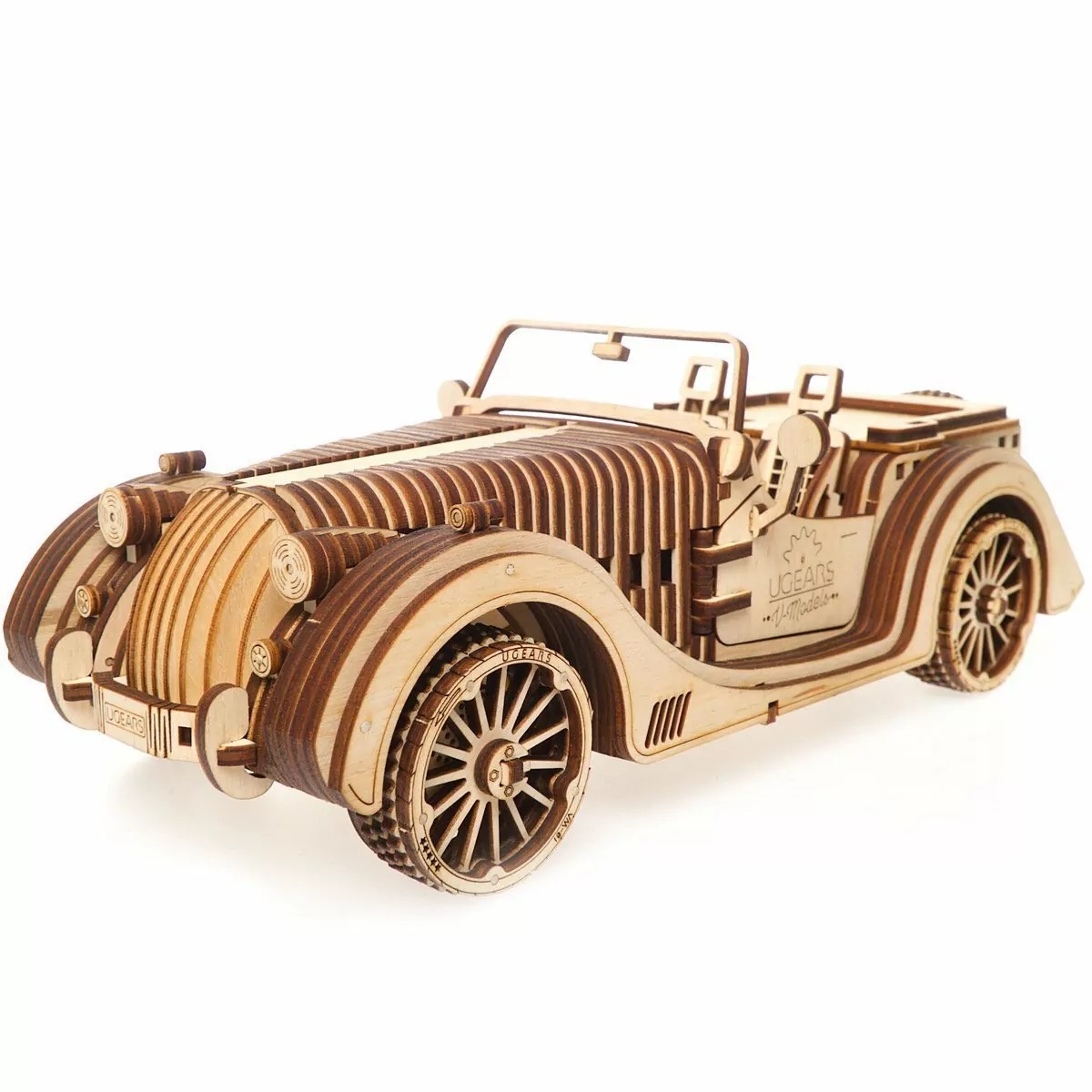 Puzzle 3D Roadster VM-01 beige, UGEARS