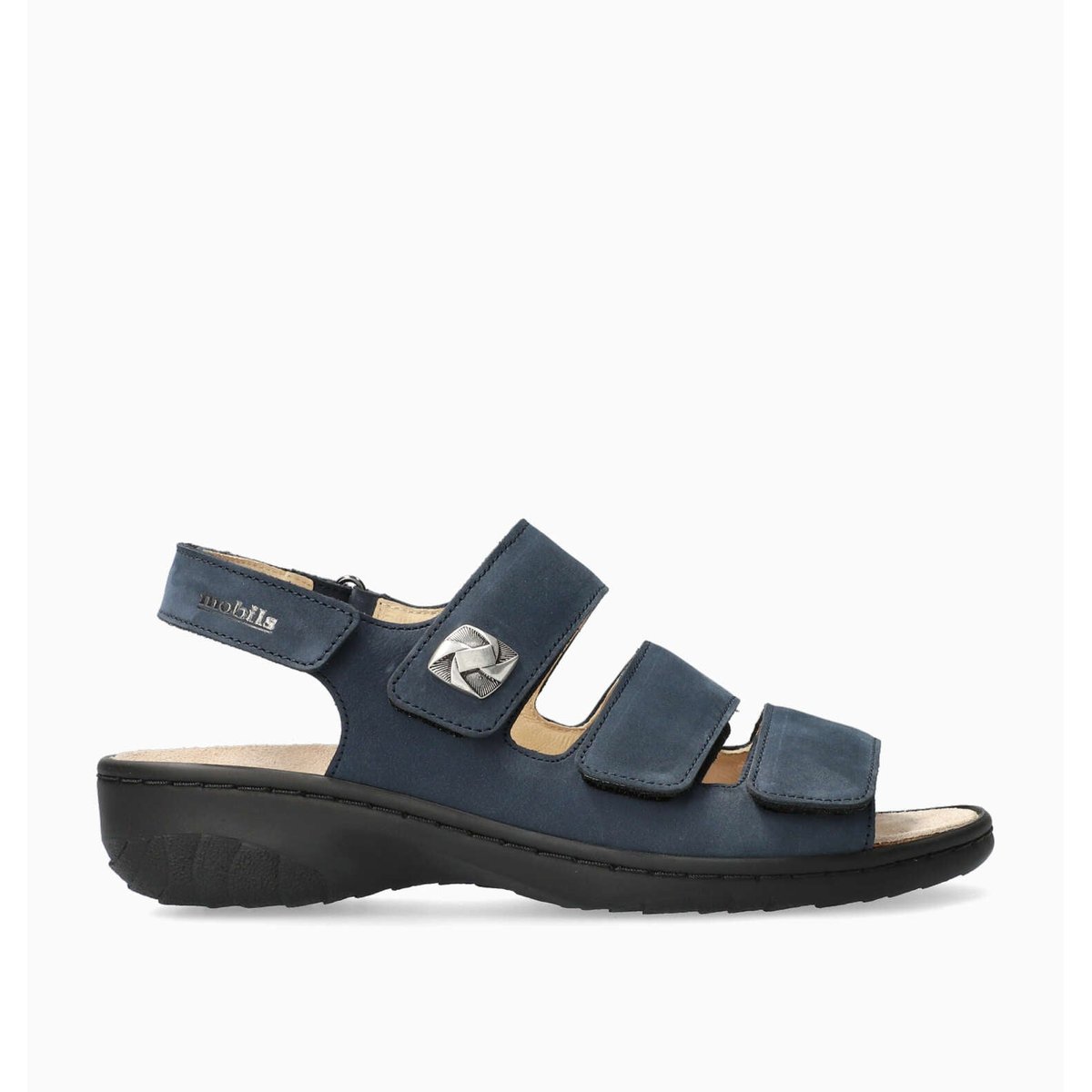 Sandales en cuir GIORGINA bleu p5138, MEPHISTO