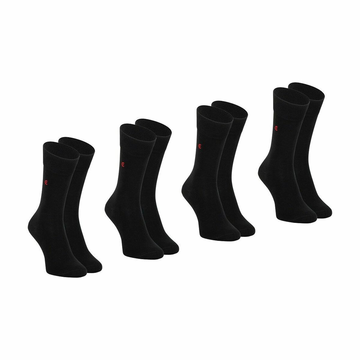 Confezione da 4 calze nero , EMINENCE