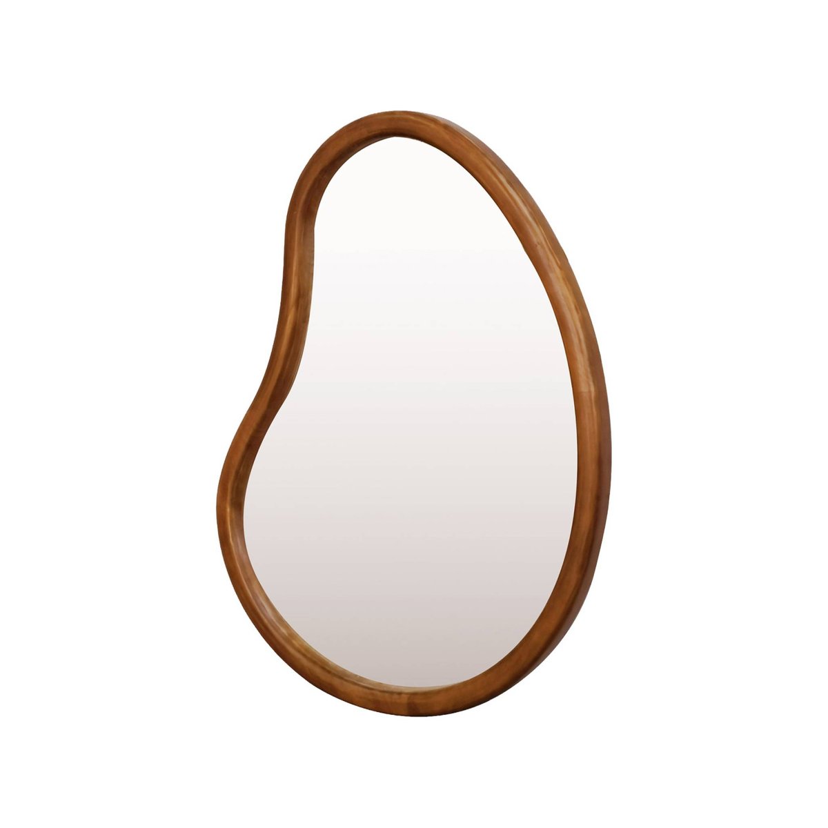 Miroir organique bois de sapin 65cm JACOB noyer, SWEEEK