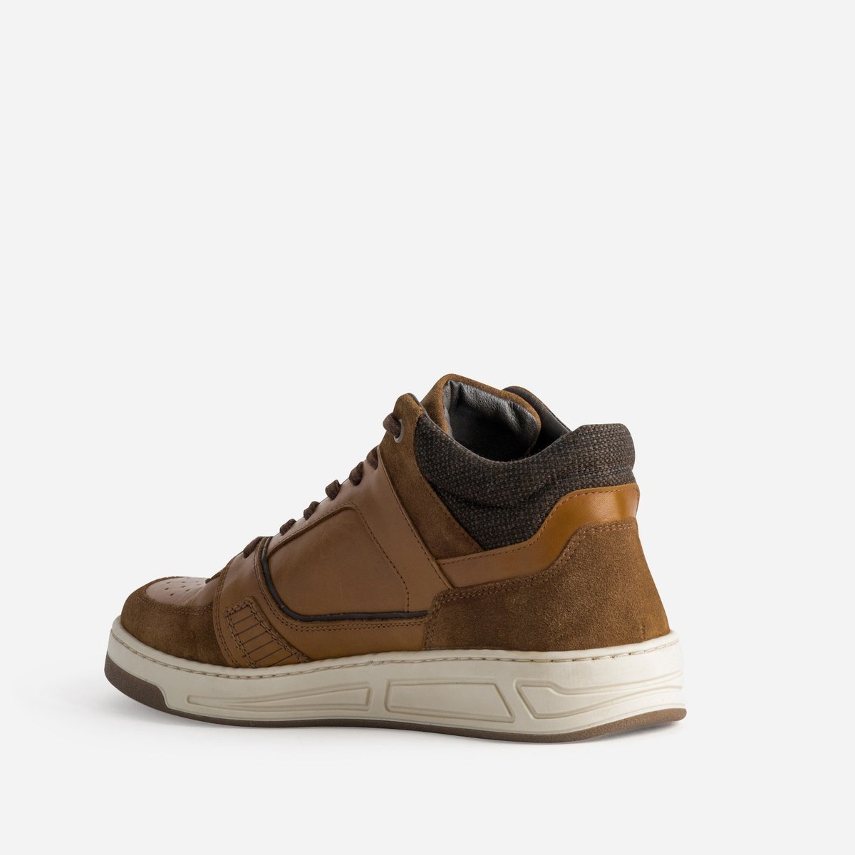 Basket en cuir PALOUP cognac, ERAM
