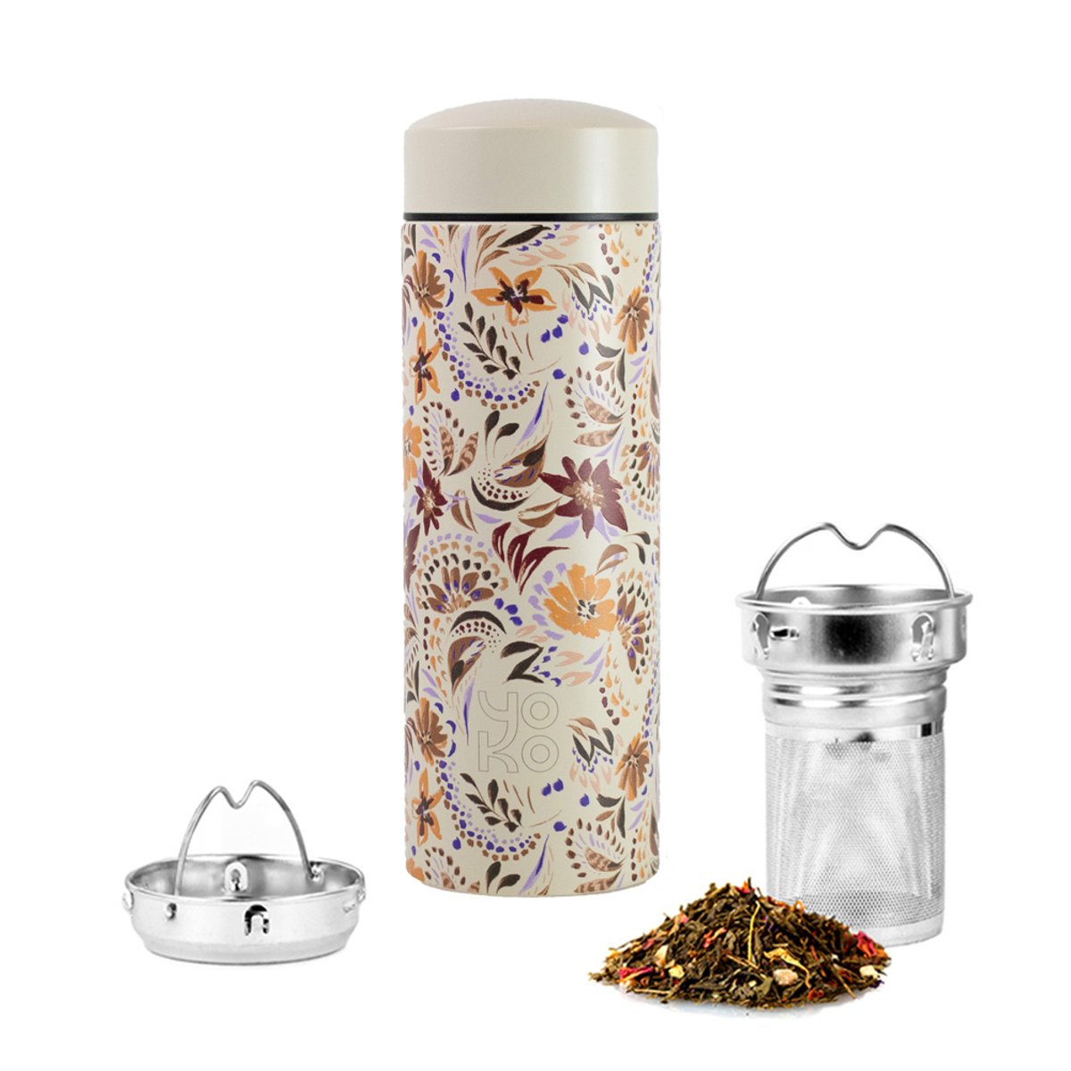 Théière isotherme Marbella 35 cl multicolore, YOKO
