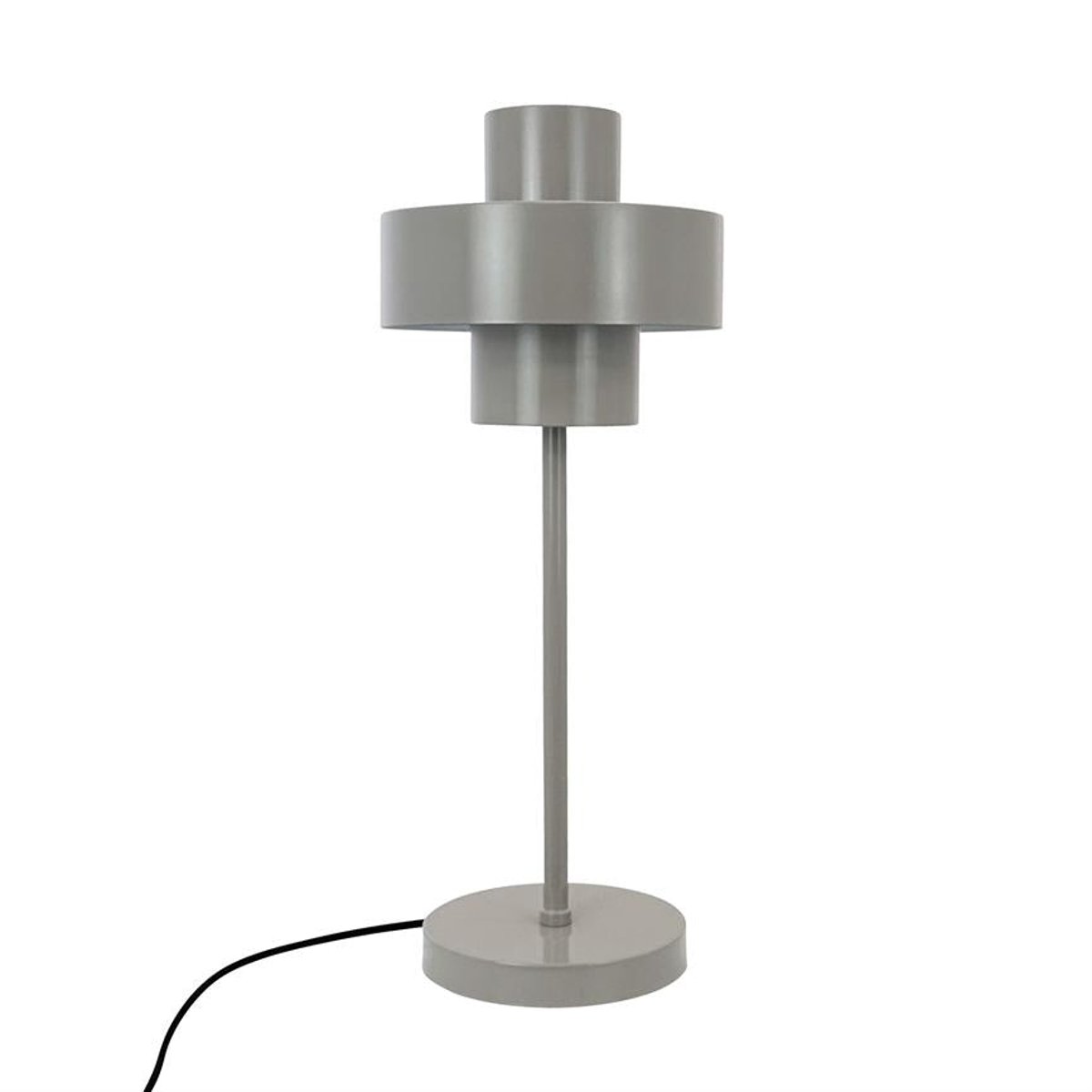 Lampe à poser en métal gris STOKE gris, DYBERG LARSEN