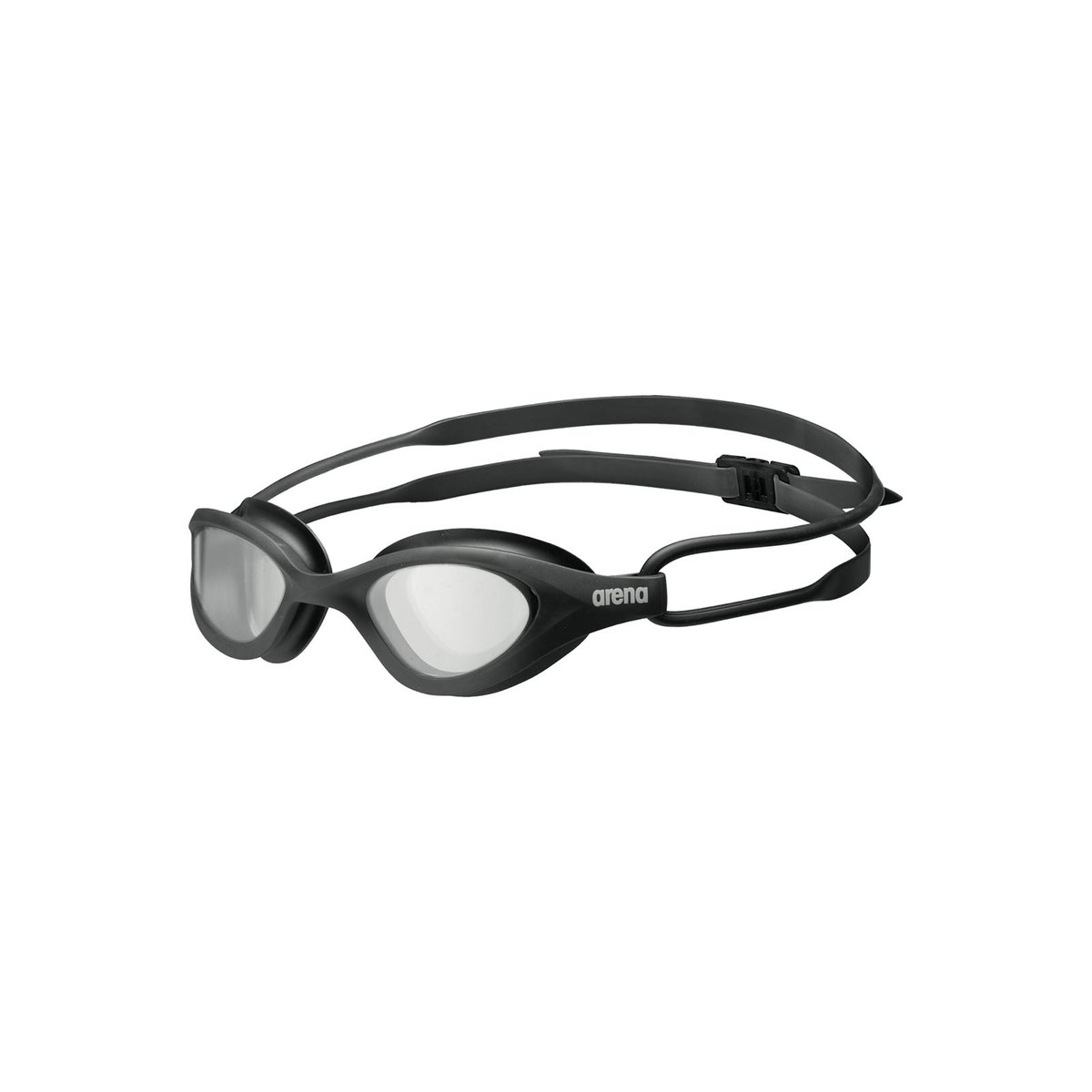 Lunettes unisexes arena 365 pour nageurs de fitness clear - black - black, ARENA