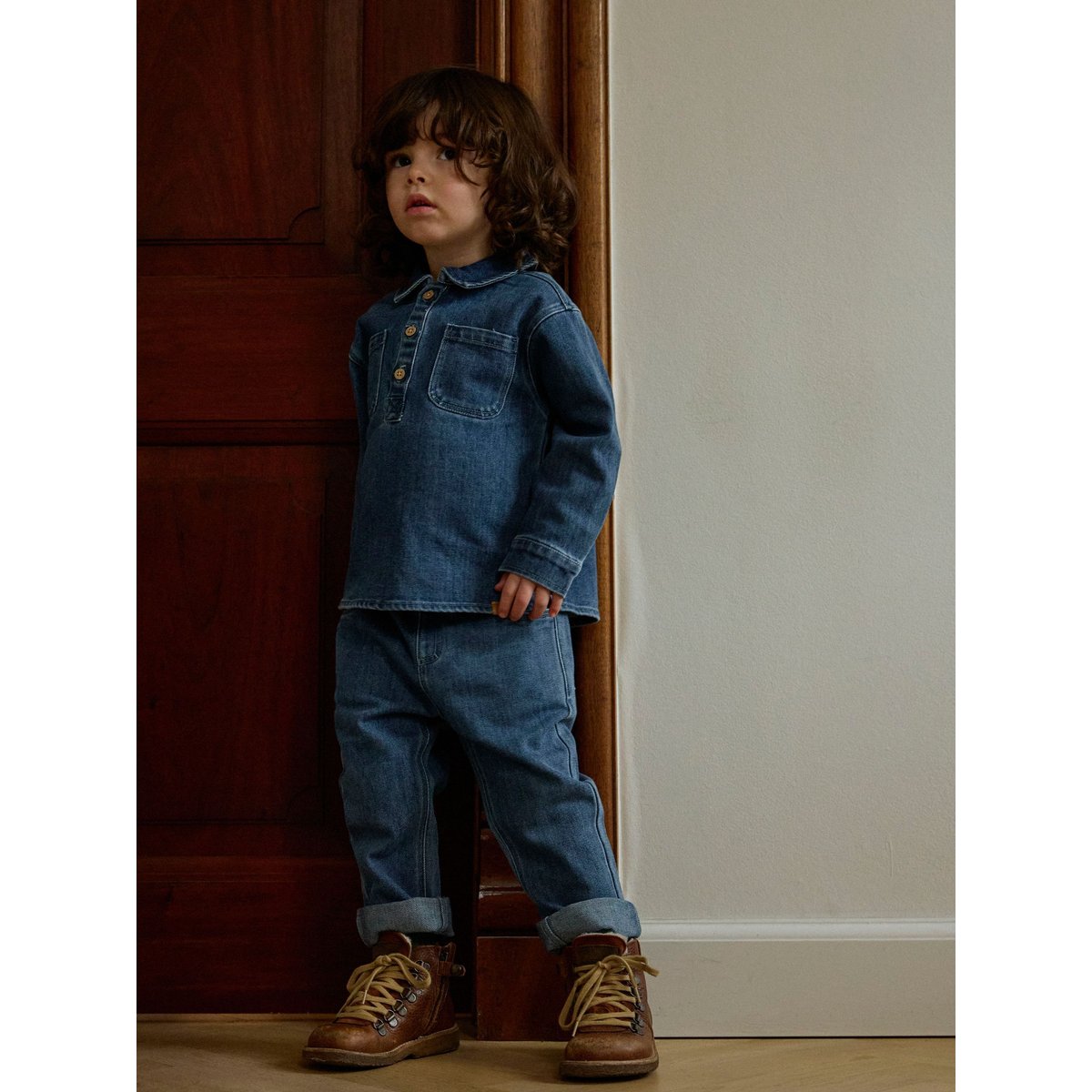 Jean bleu - dark blue denim1, NAME IT