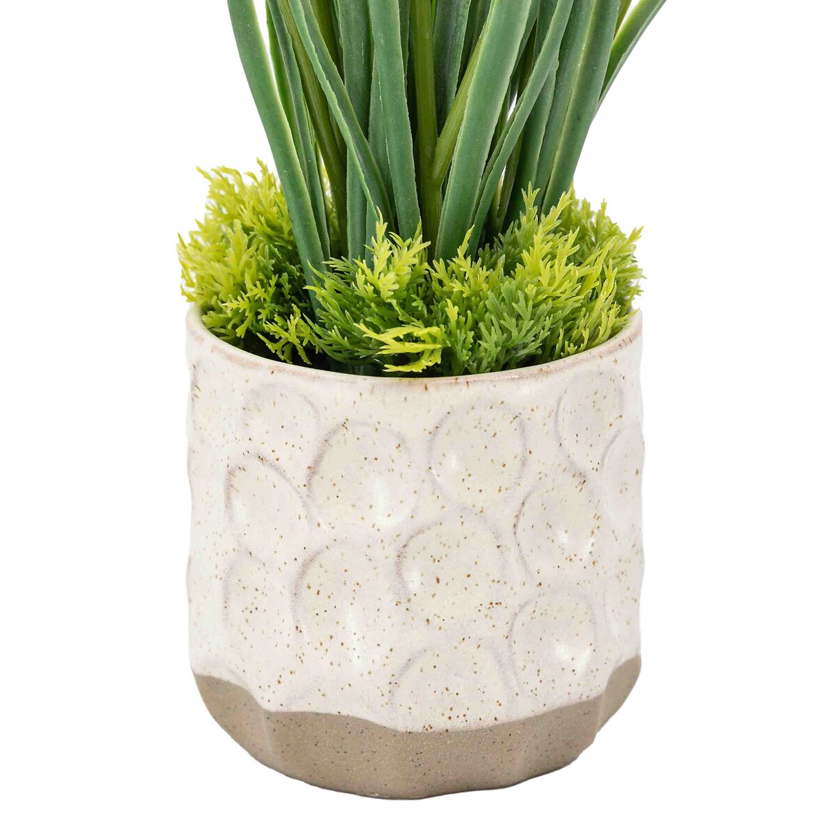 Set of 2 White Spring Hydrangea in Ceramic Pots white, ÉDITÉ