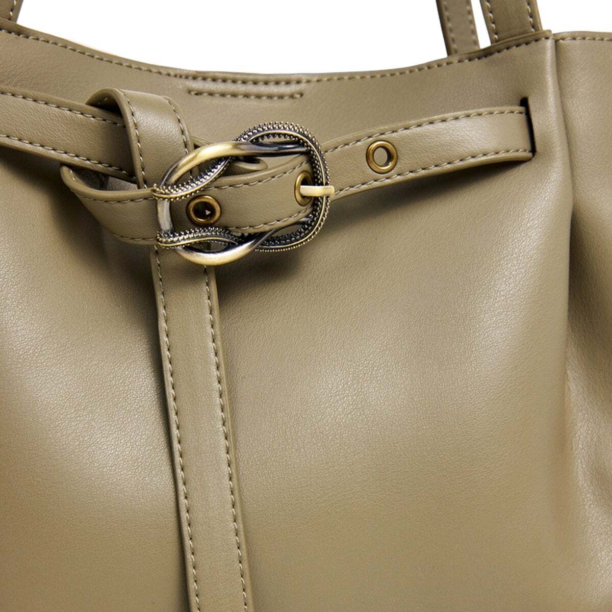 Sac Cabas Effet Cuir vert, PEPE JEANS