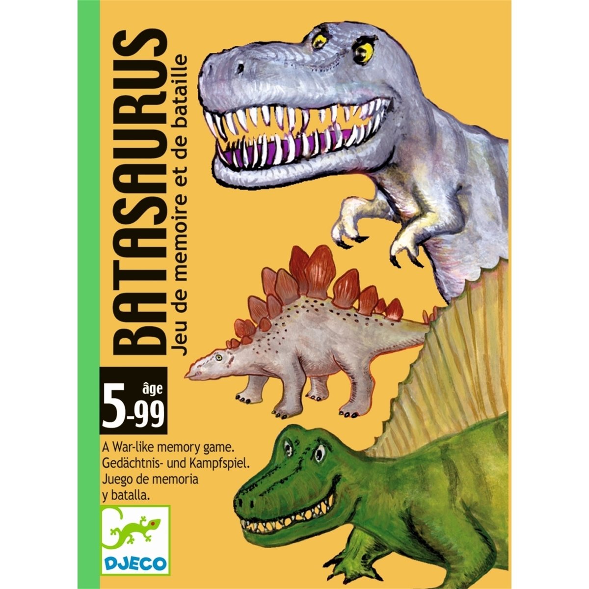Jeux de cartes Batasaurus multicolore, DJECO
