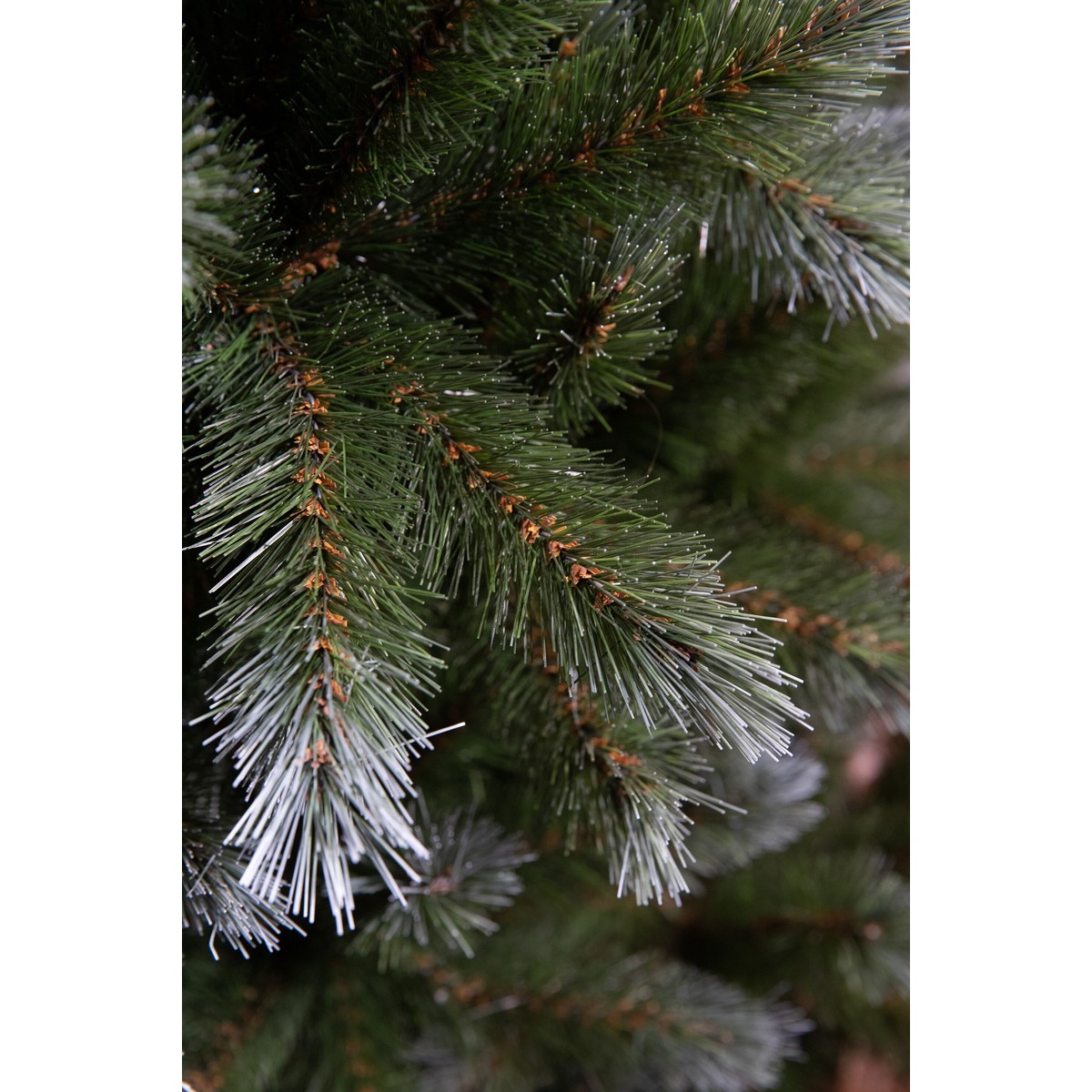 Sapin de Noël artificiel enneigé dans un sac en jute H90 cm PITTSBURGH vert, TRIUMPH TREE