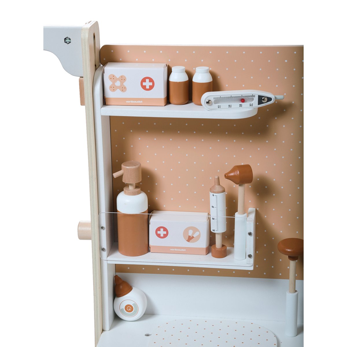 Cabinet de pédiatre en bois blanc, VERTBAUDET