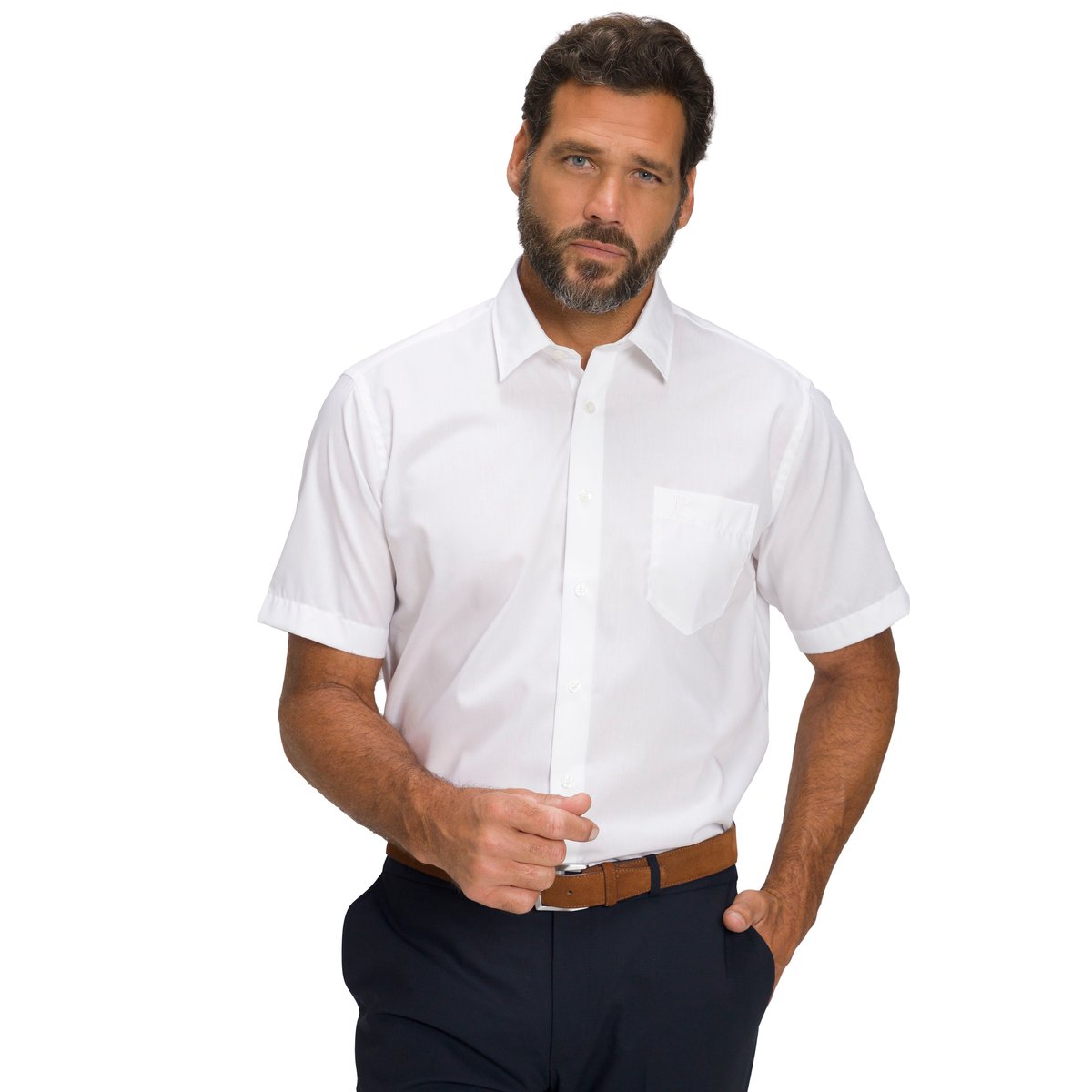 Chemise infroissable, collection Business blanc neige, JP1880