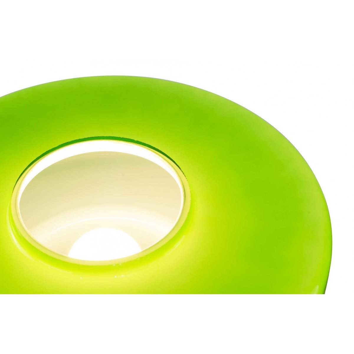 Lampe à poser en verre, FOZA vert, C-CREATION