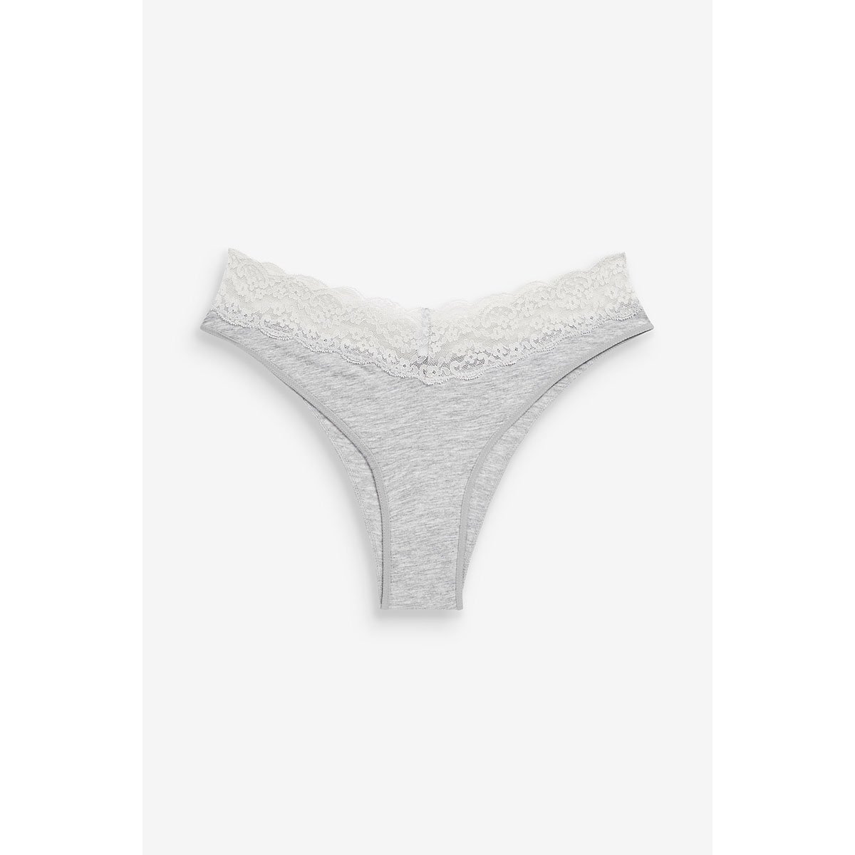 Slips bordés coupe très échancrée, lot de 4 imprimé papillon, NEXT
