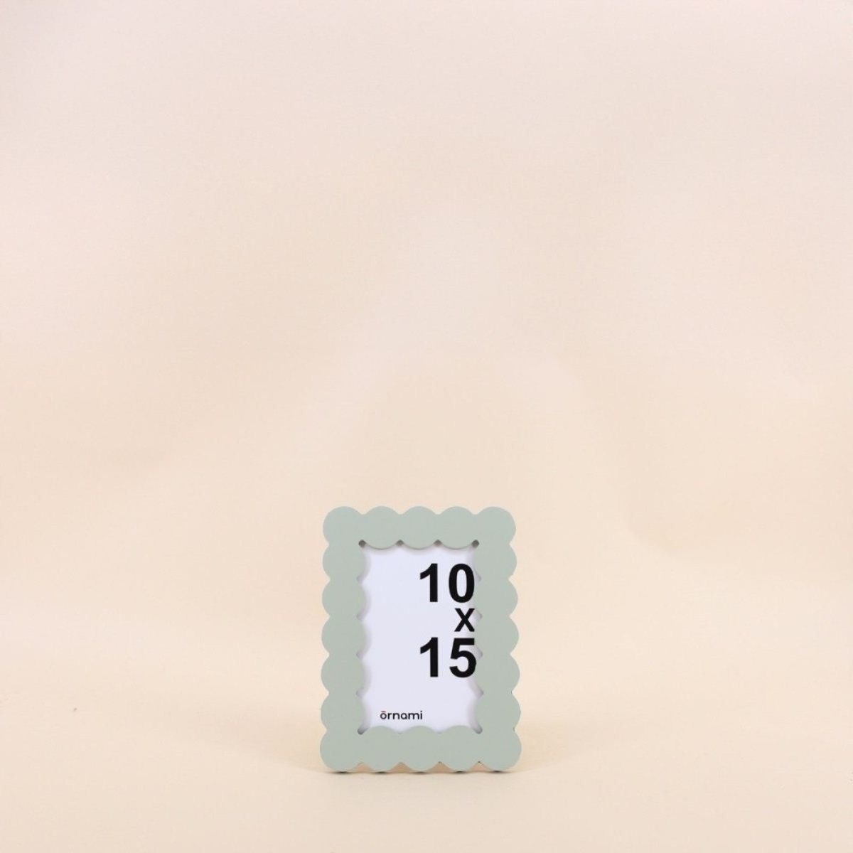 Cadre photo moulure design 10x15cm vert, ORNAMI