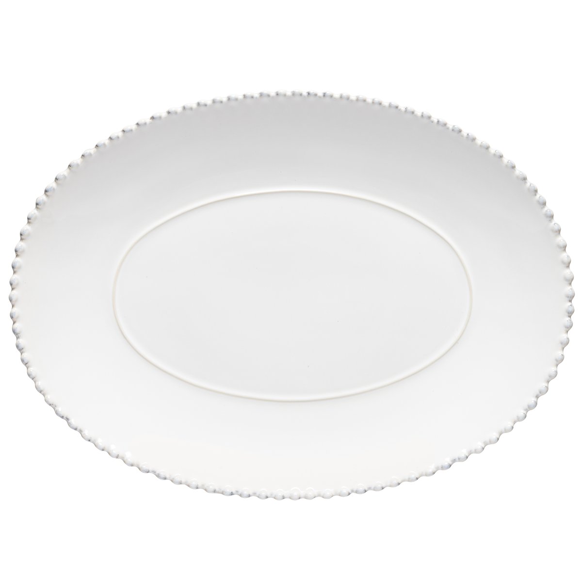 Plat Ovale Pearl blanc, COSTA NOVA