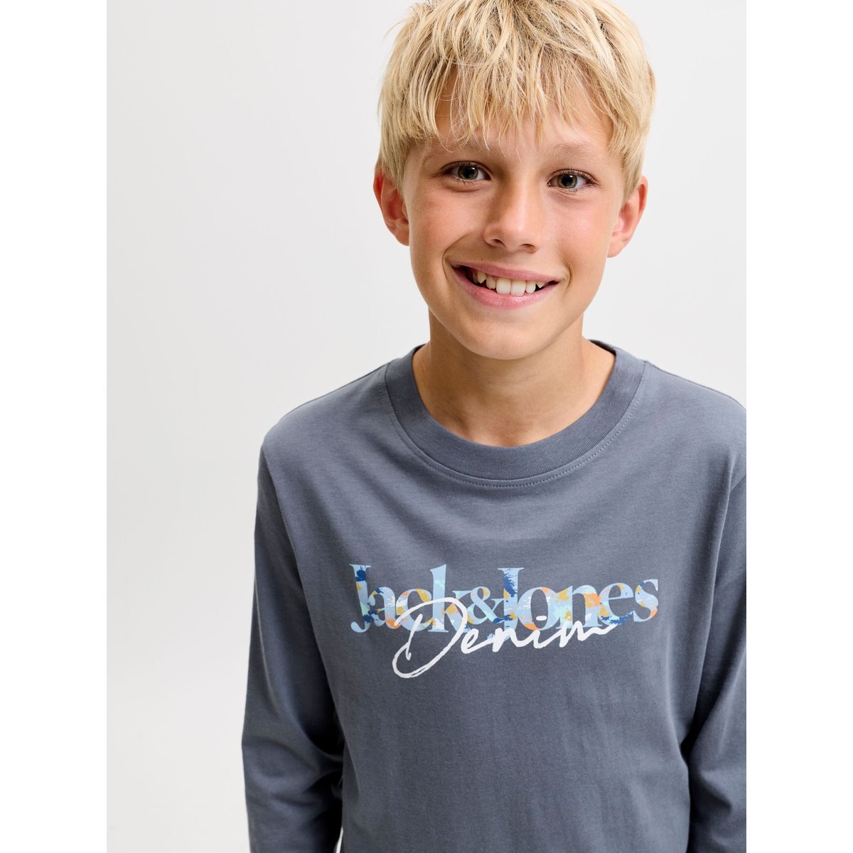 T-Shirt À Manches Longues navy blazer, JACK & JONES JUNIOR