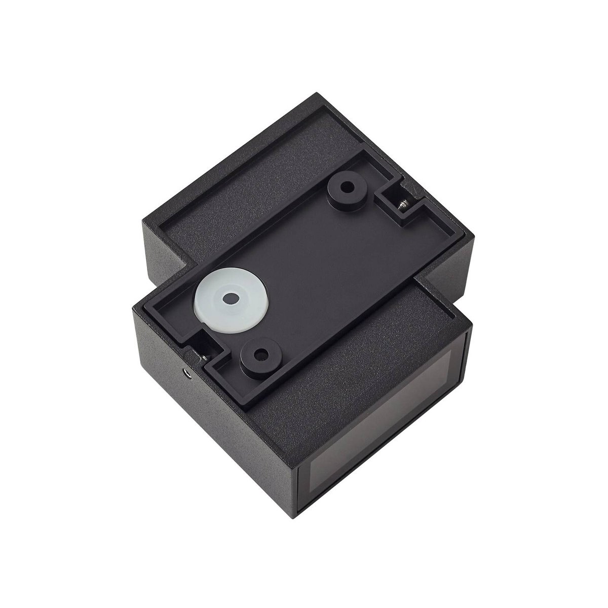 Applique extérieure en aluminium moderneLED noir, LINDBY