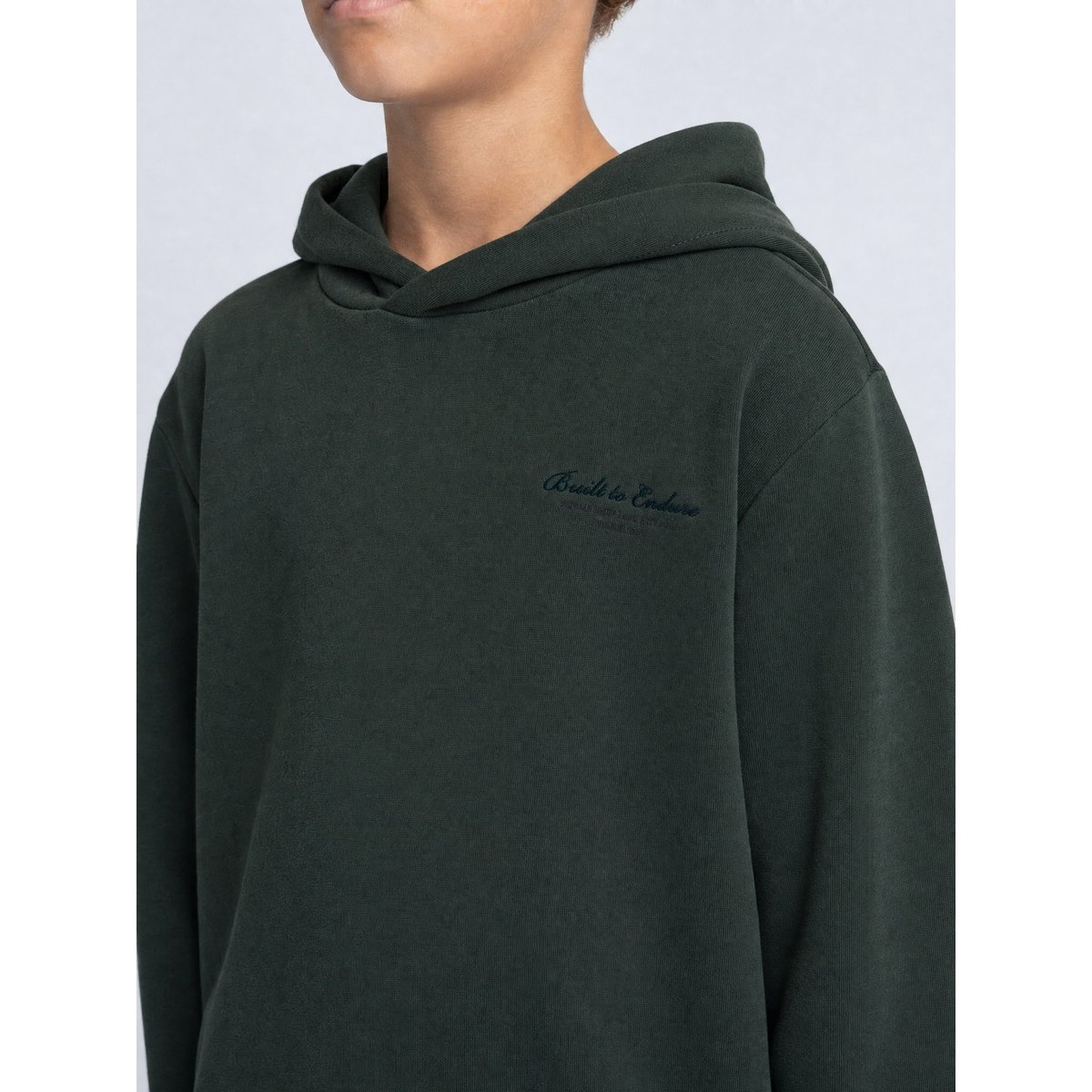 Sweat à capuche loose steelrun vert deep green, PETROL INDUSTRIES