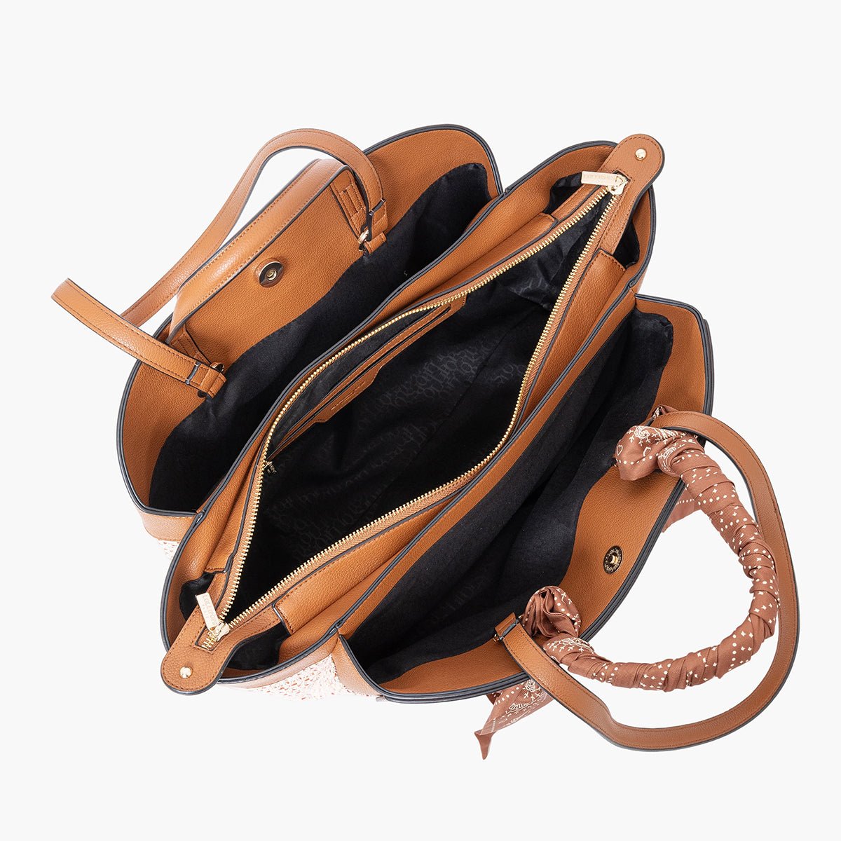 Grand sac shopper Sade camel, LOLLIPOPS