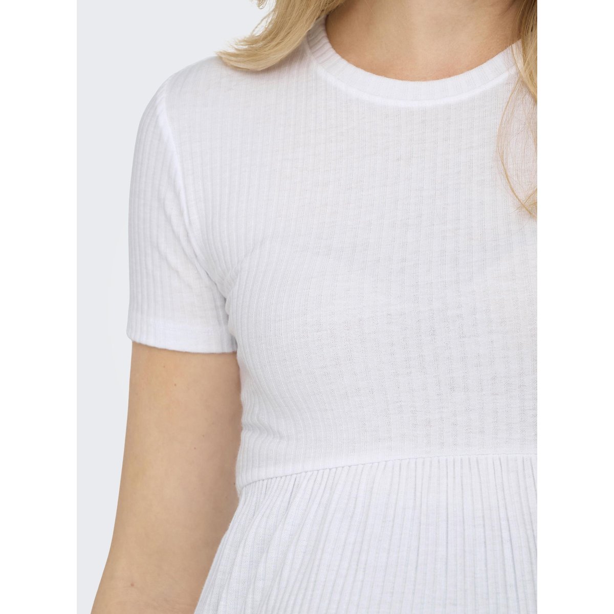 Top Peplum white, ONLY
