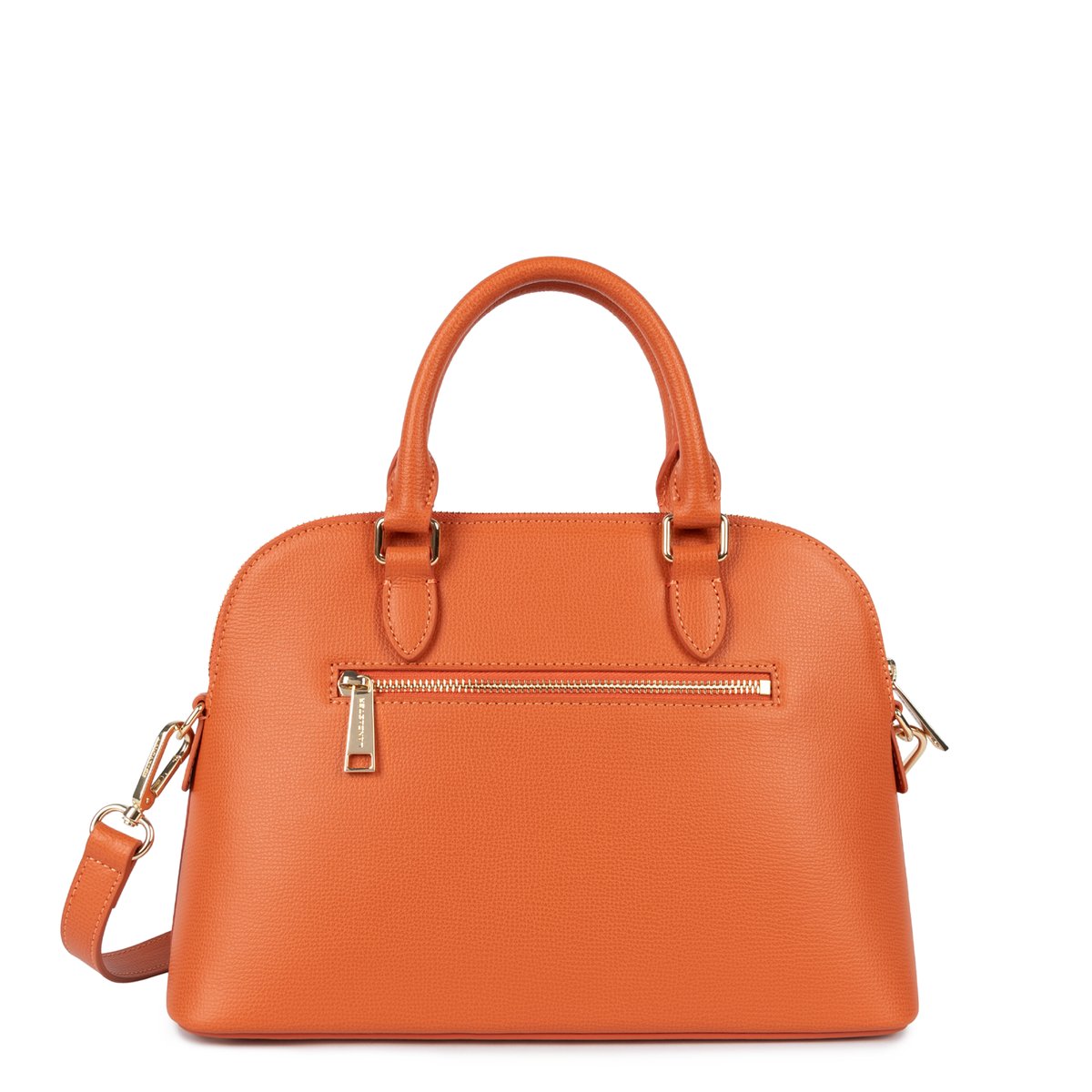 Sac demi lune zippé M SIERRA JIA orange, LANCASTER
