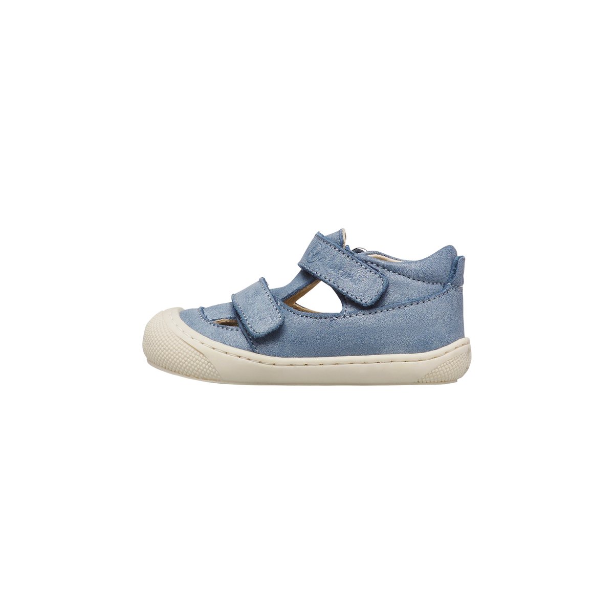 Sandales semi-fermées en cuir PUFFY marine-, NATURINO
