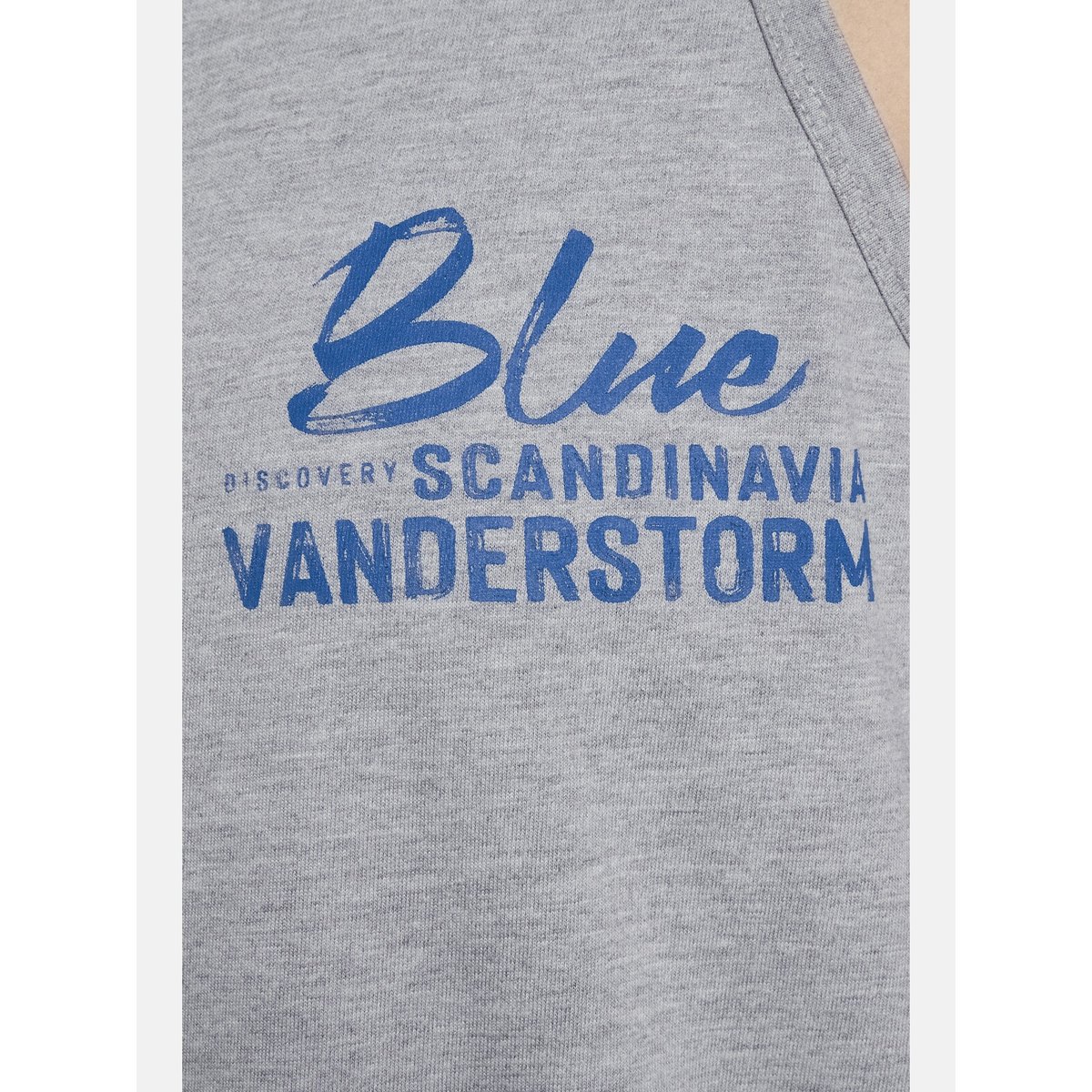 Débardeur FELTON gris argenté, JAN VANDERSTORM
