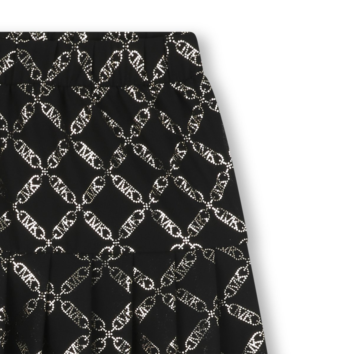 Jupe fluide noir dore, MICHAEL KORS
