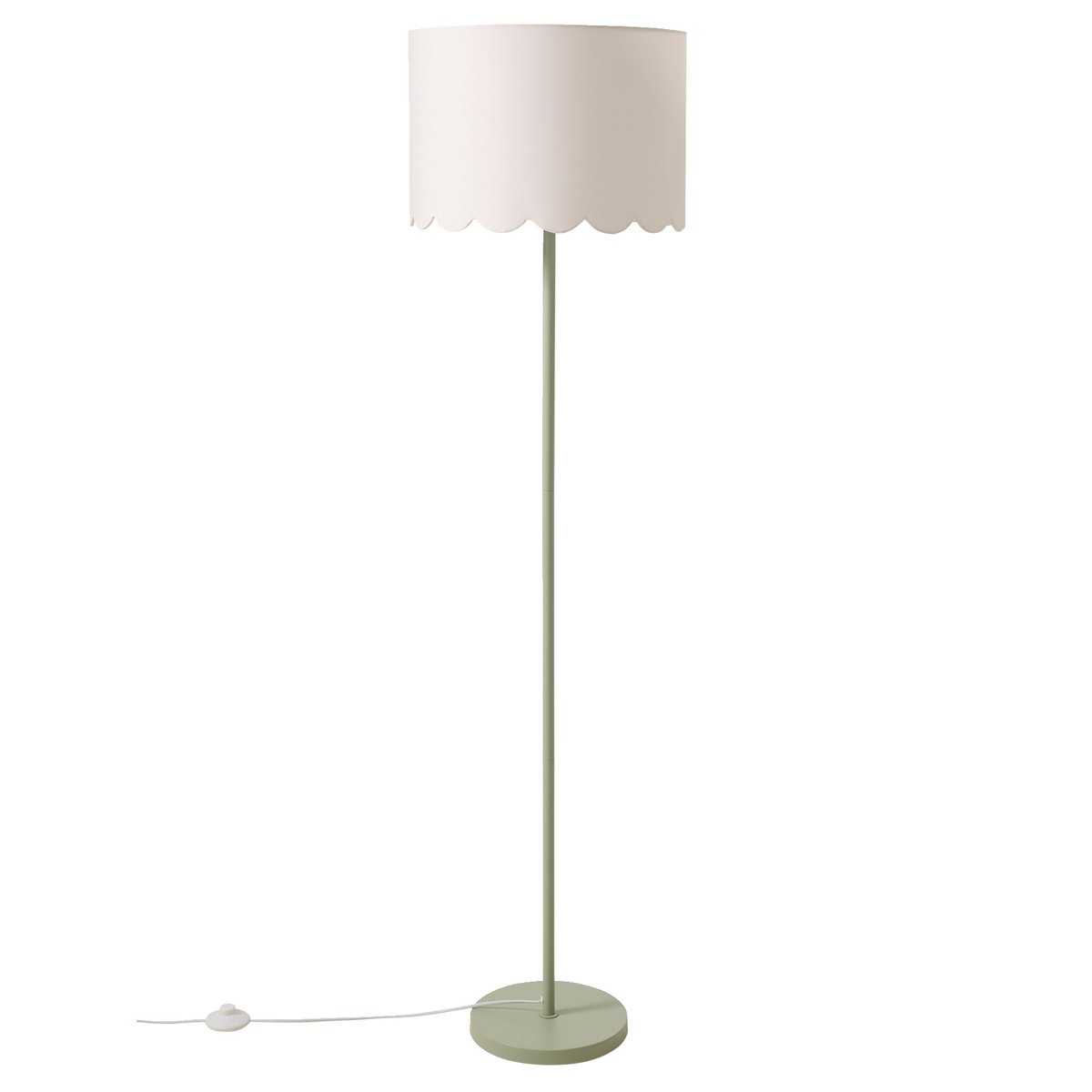 Lampadaire en métal Feston vert sauge, VERTBAUDET