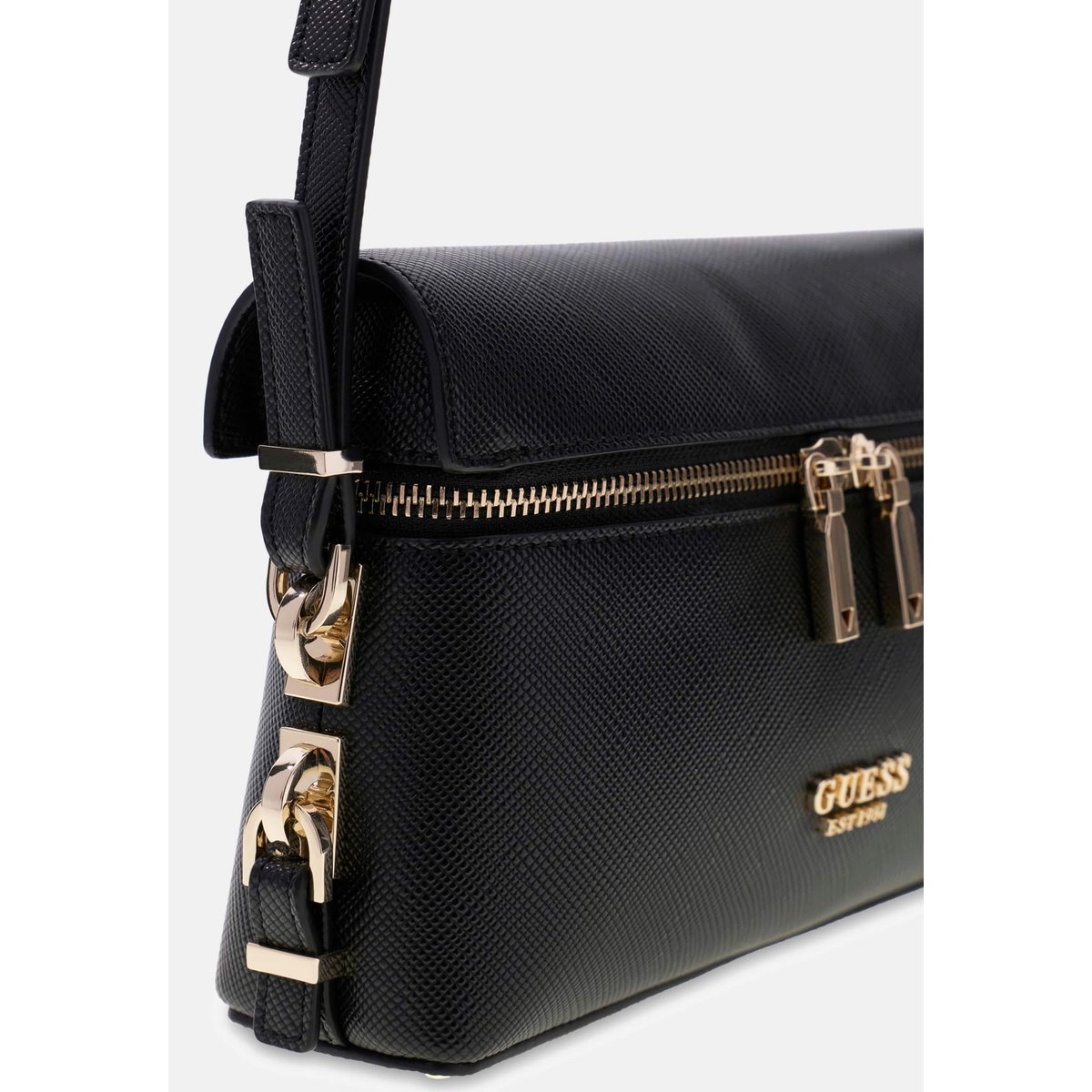 Mini Sac Danielle Canister noir, GUESS