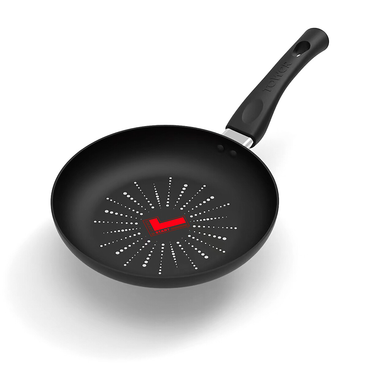 32cm Smart Start Classic Frying Pan black, TOWER
