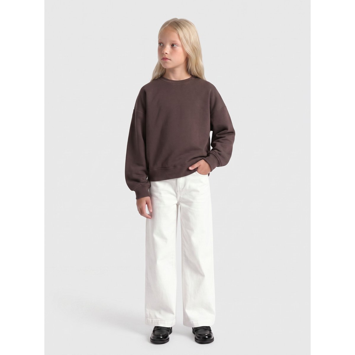 Sweat-Shirt marron - coffee bean 1, KIDS ONLY