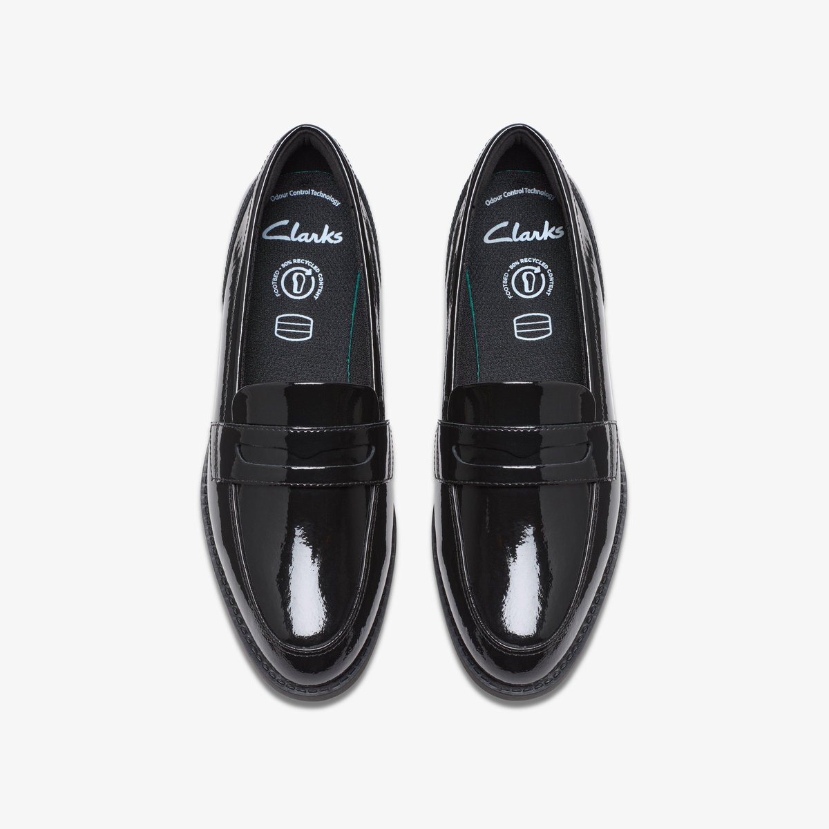 Mocassins Brevet TAPA EDGE Y noir, CLARKS
