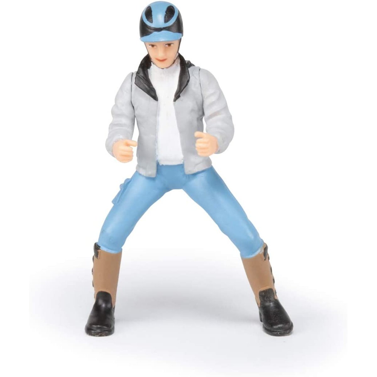 Figurine Jeune cavalier bleu, PAPO