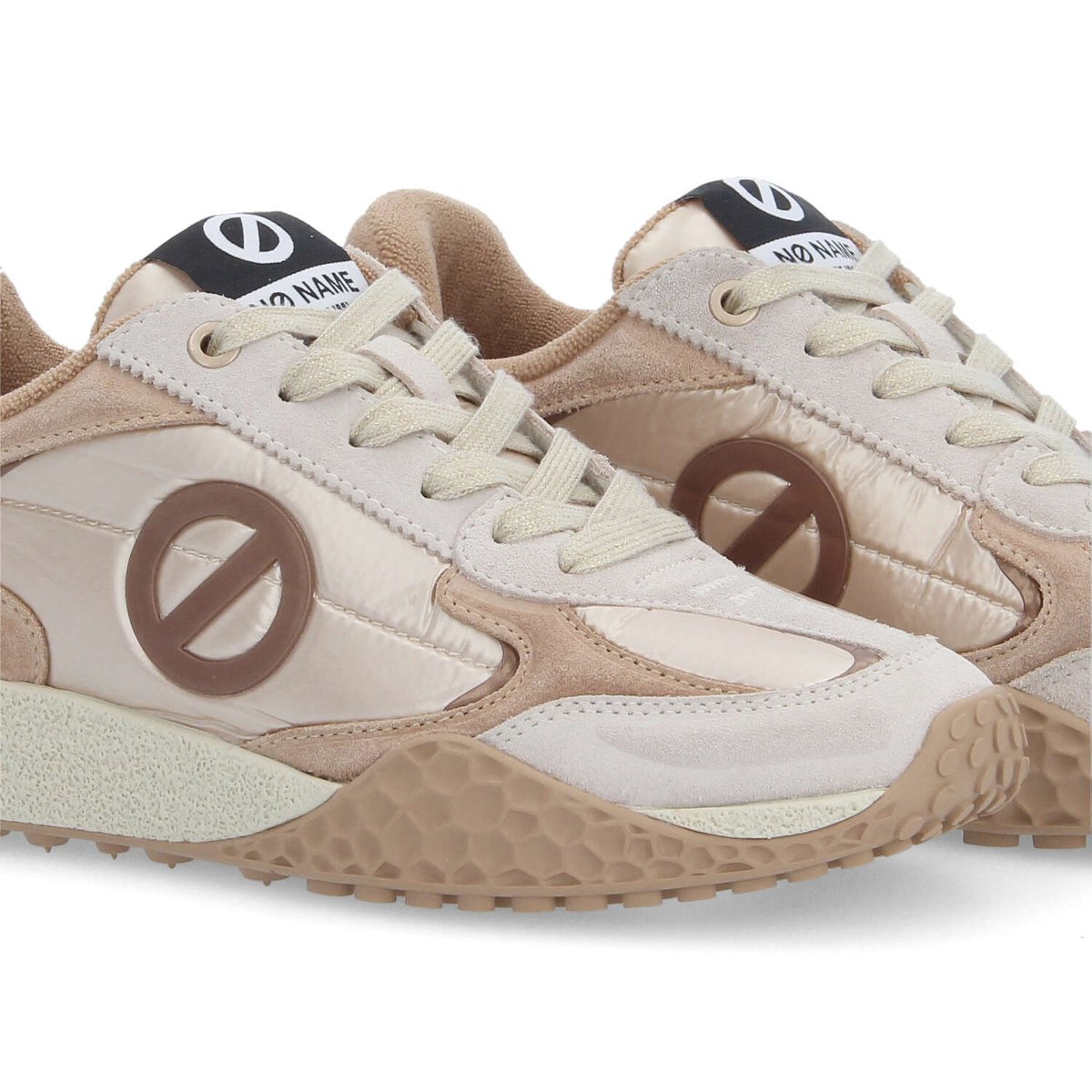 KATE SNEAKER W - BEIGE/DORE ["beige","doré"], NO NAME