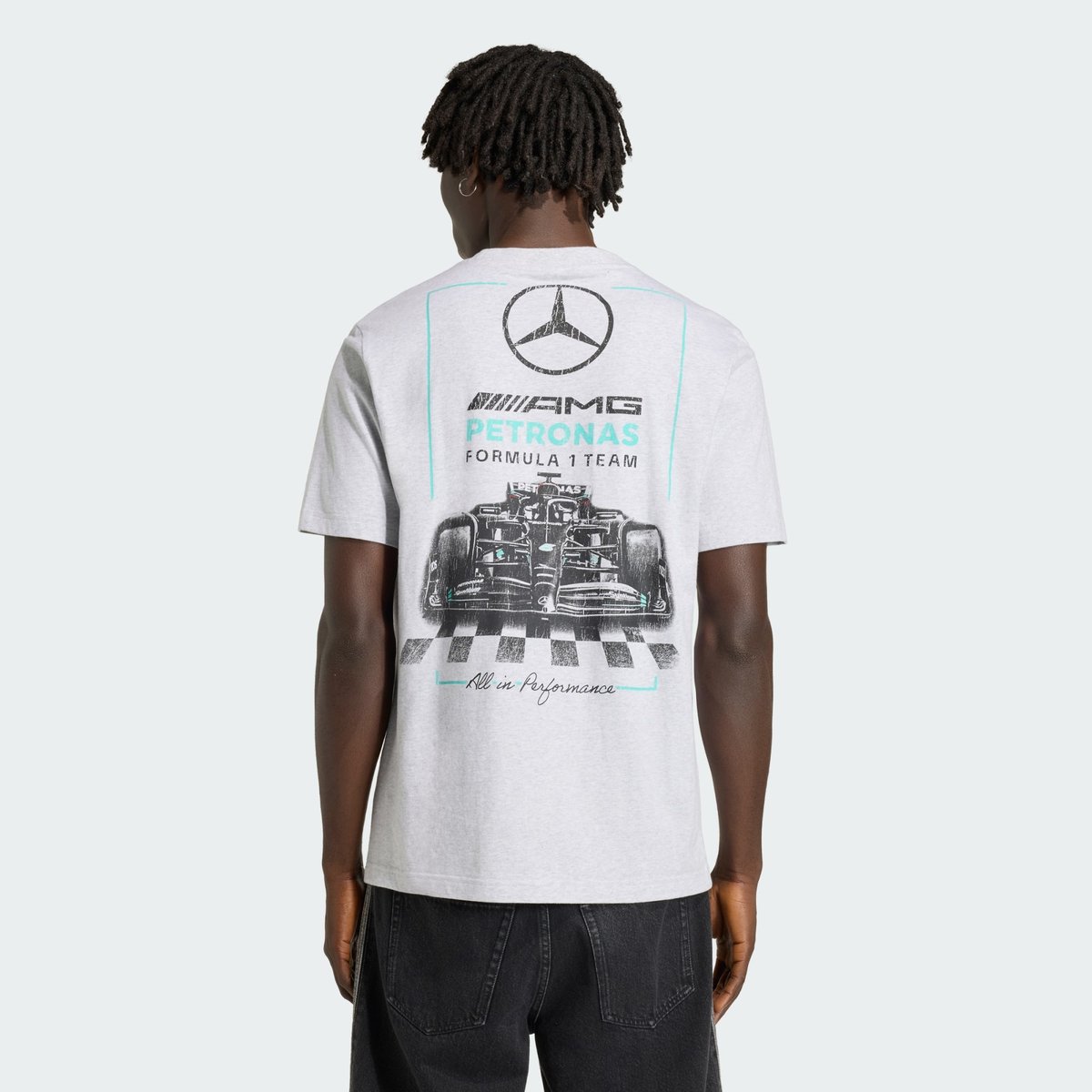 T-Shirt Graphique 02 Mercedes - Amg Petronas Formula 1 Team T-Shirt Graphique 02 Mercedes - Amg Petronas Formula 1 Team light grey heather, adidas Performance
