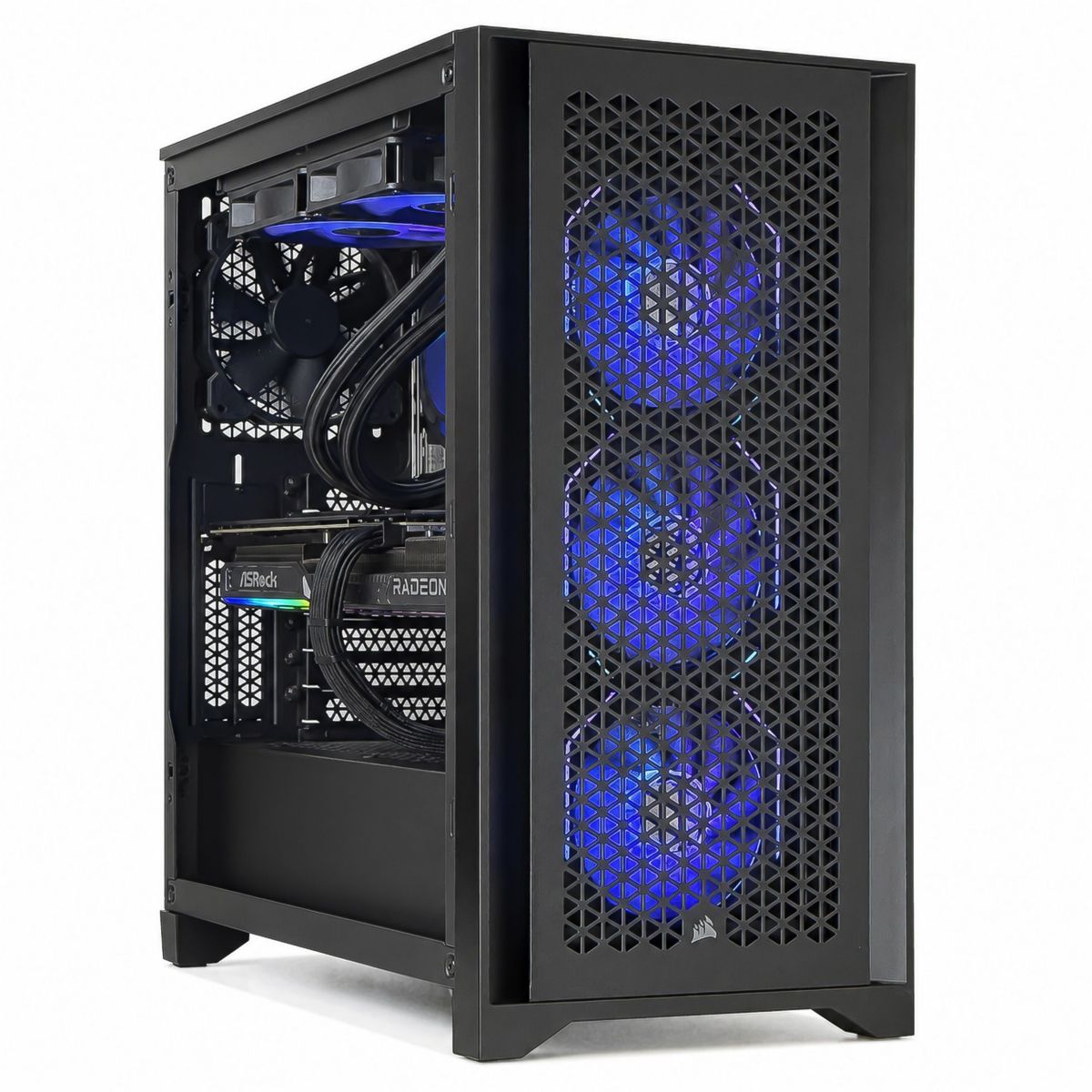 PC Gamer 4000D - AMD Ryzen 7 5700X - AMD Radeon RX 9070 XT - 16 Go RAM DDR4 - SSD 1 To - SANS OS couleur unique, CORSAIR