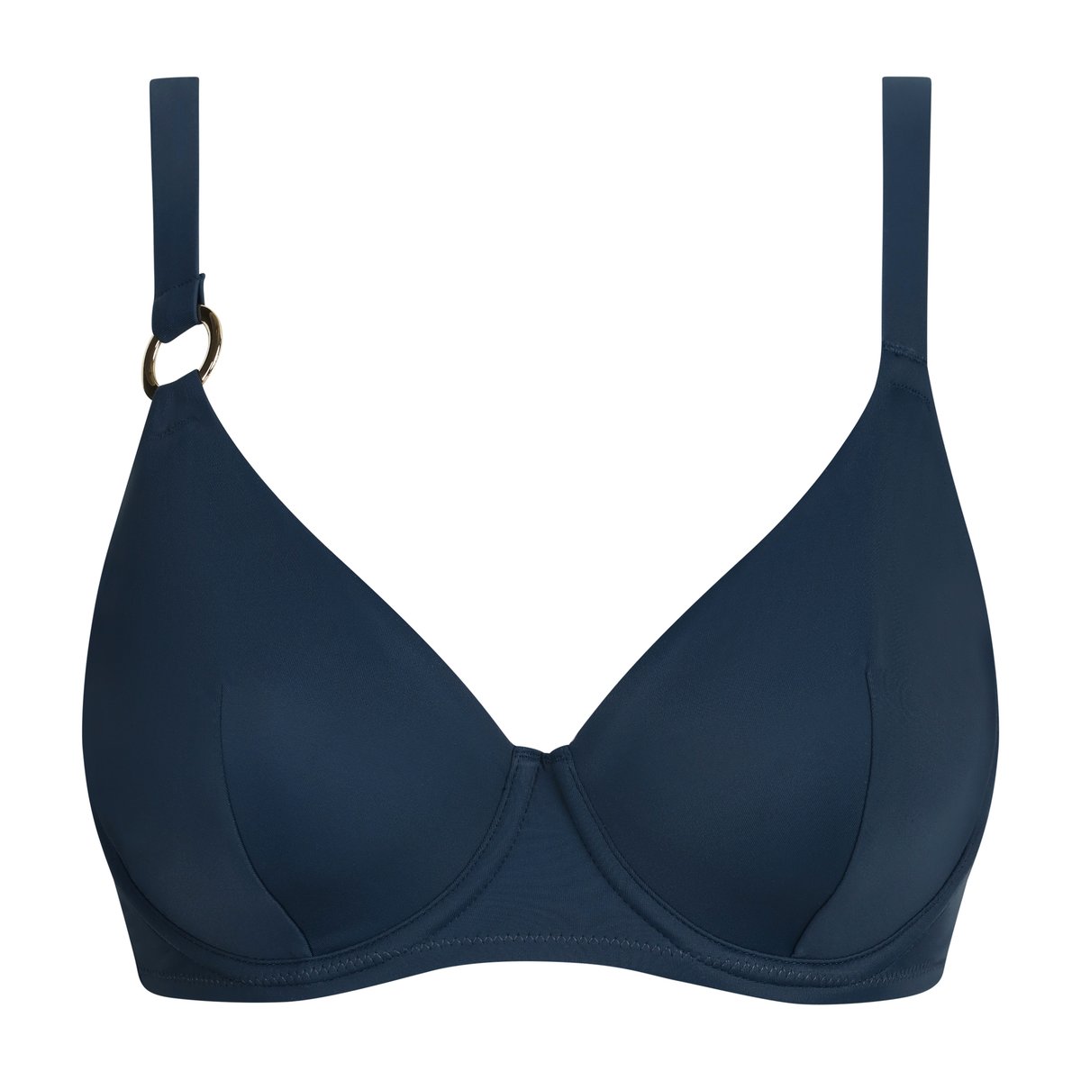 Haut de maillot de bain foulard avec armatures Silhouette bleu foncé, DIM
