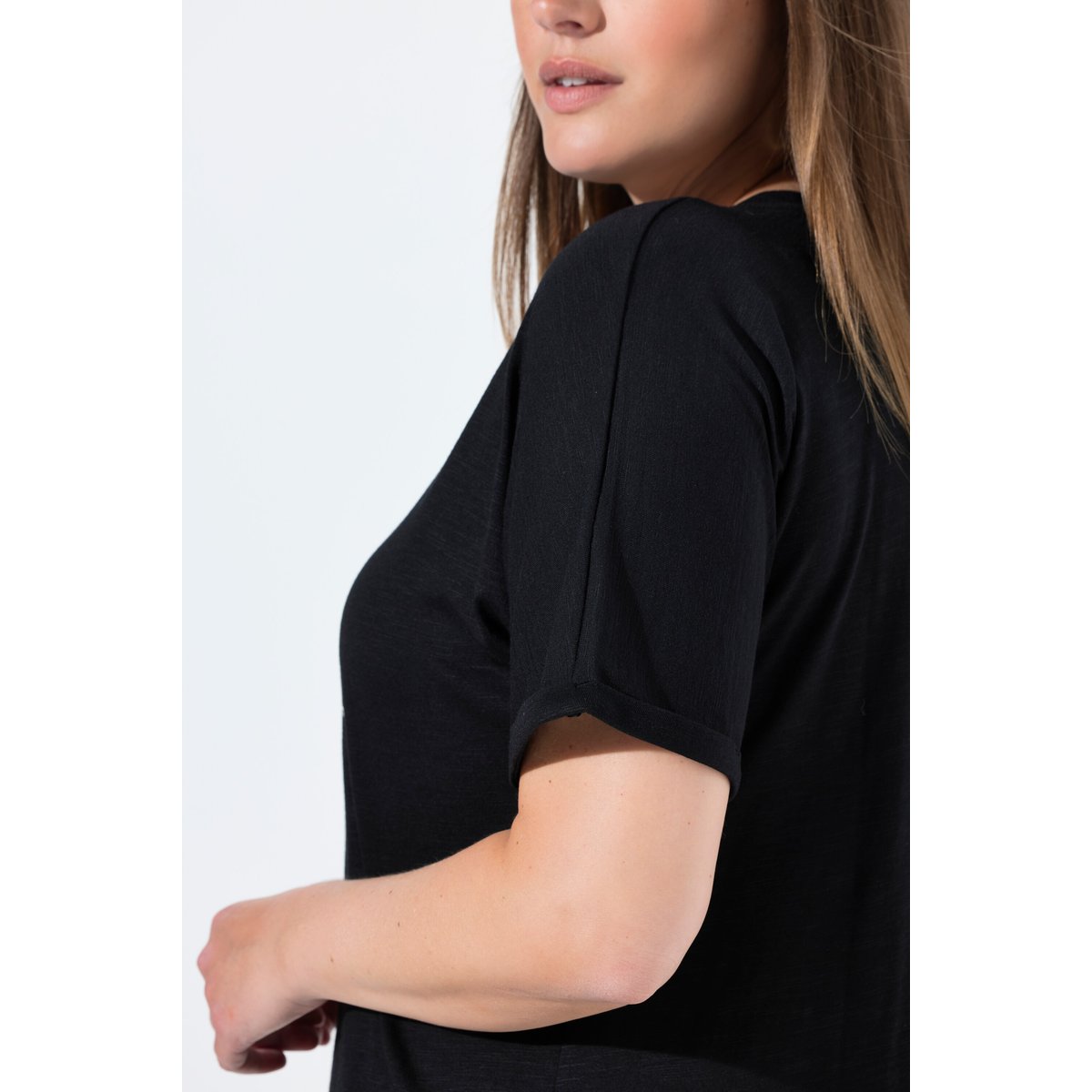 T-shirt oversize, message « Wild at heart » noir, ULLA POPKEN