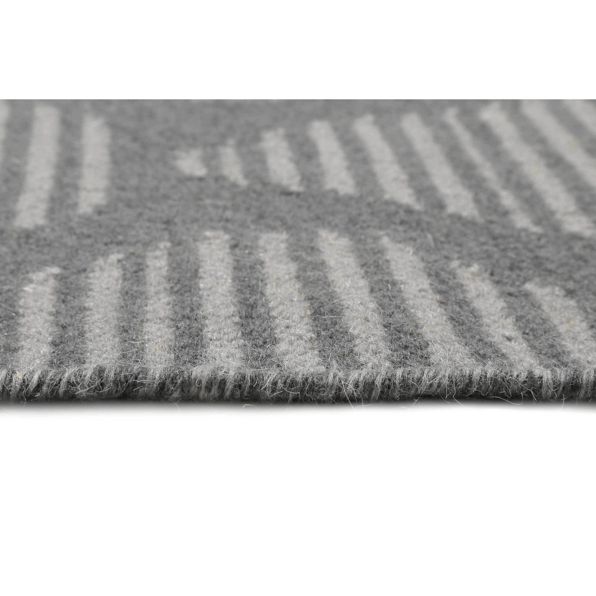 Tapis kilim en laine tisssé main ,  RAINNS KELIM gris, ESPRIT