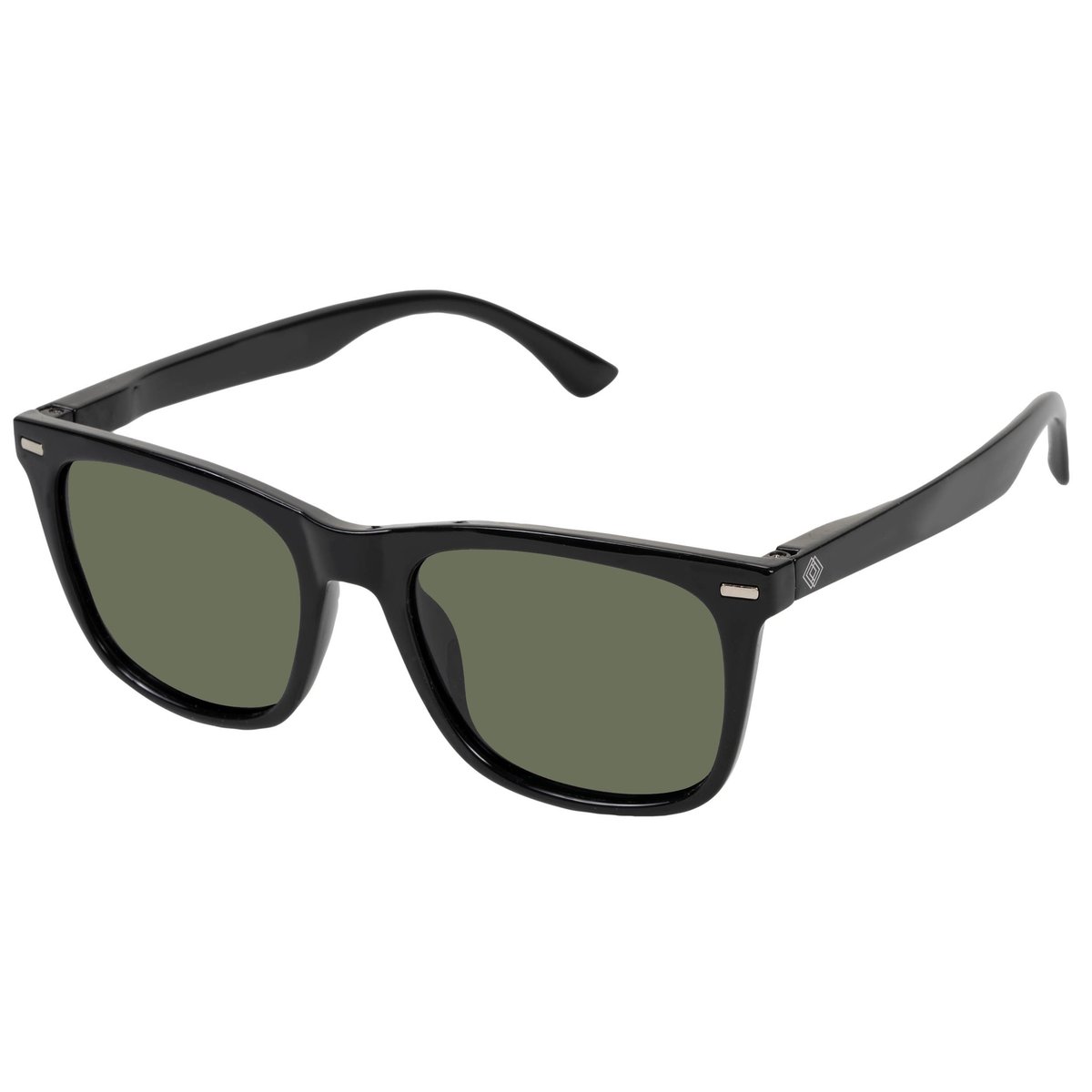 Lunettes de soleil branches flexibles, verres polarisants noir, ISOTONER