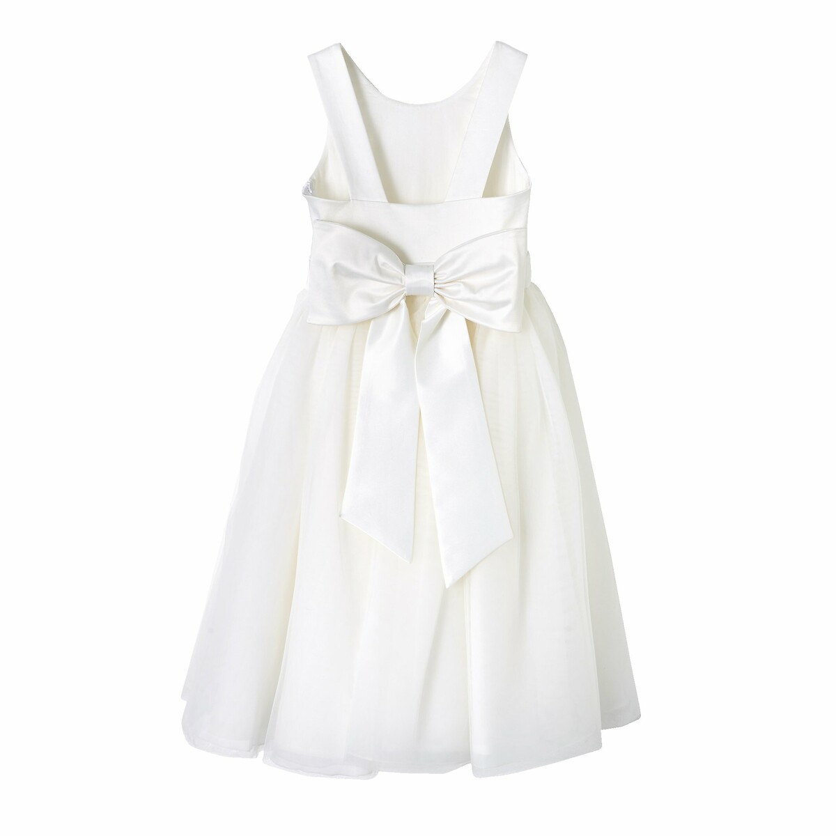 Satin/Tulle Bridesmaid Dress ecru , LA REDOUTE COLLECTIONS